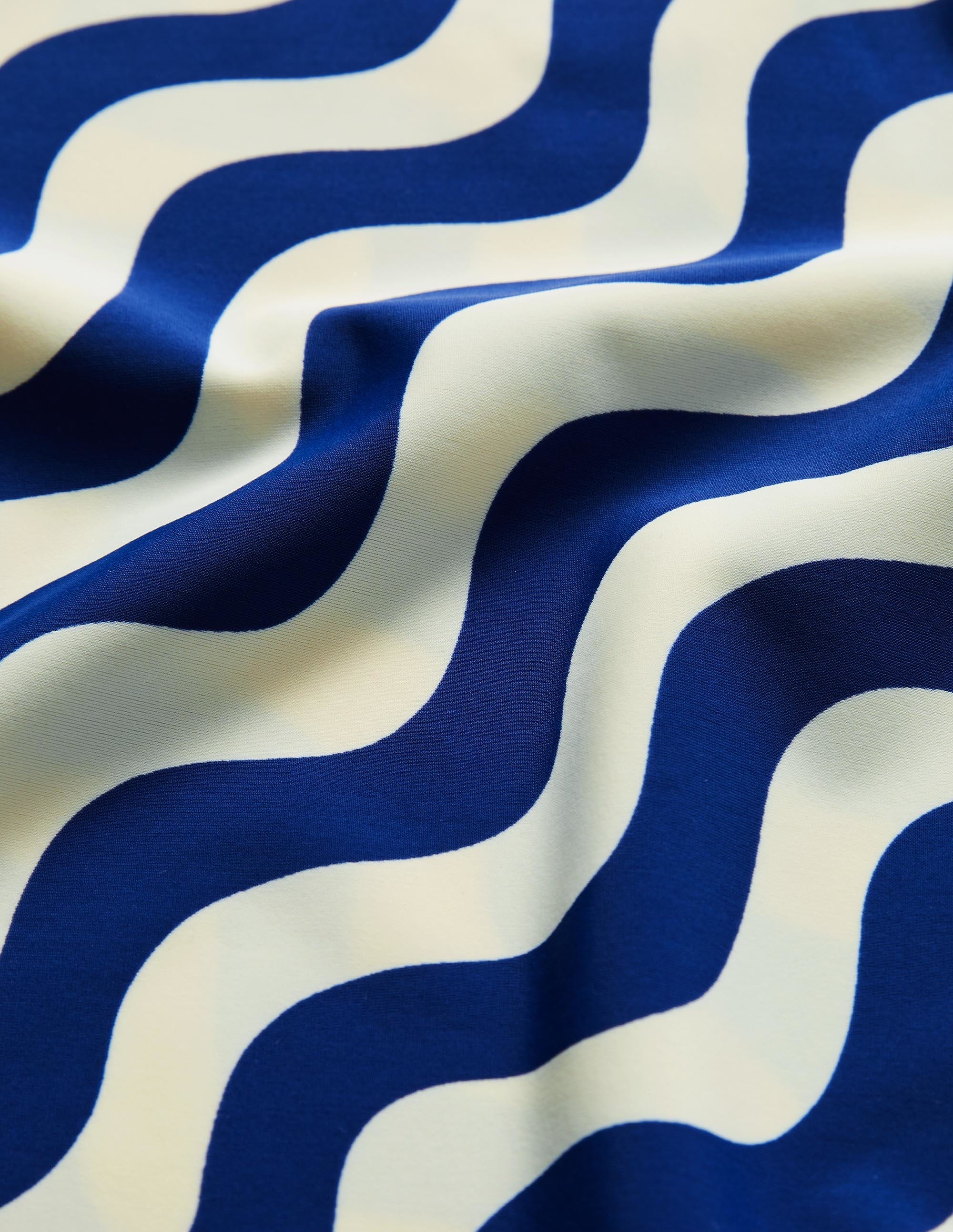 Patterned Rash Vest-Ivory/Blue Wave - Image 4