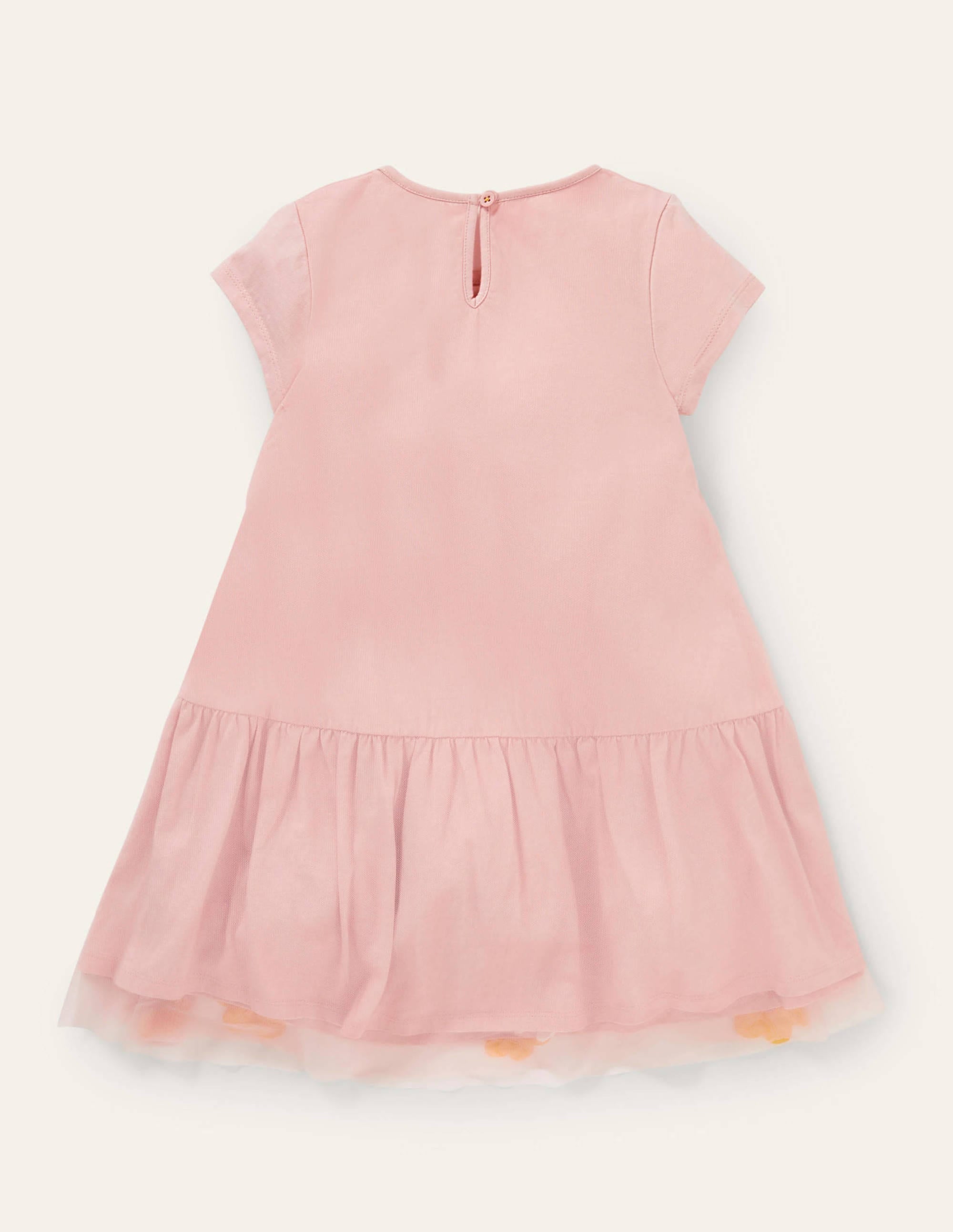 Tulle Flower Dress-Boto Pink - Image 2