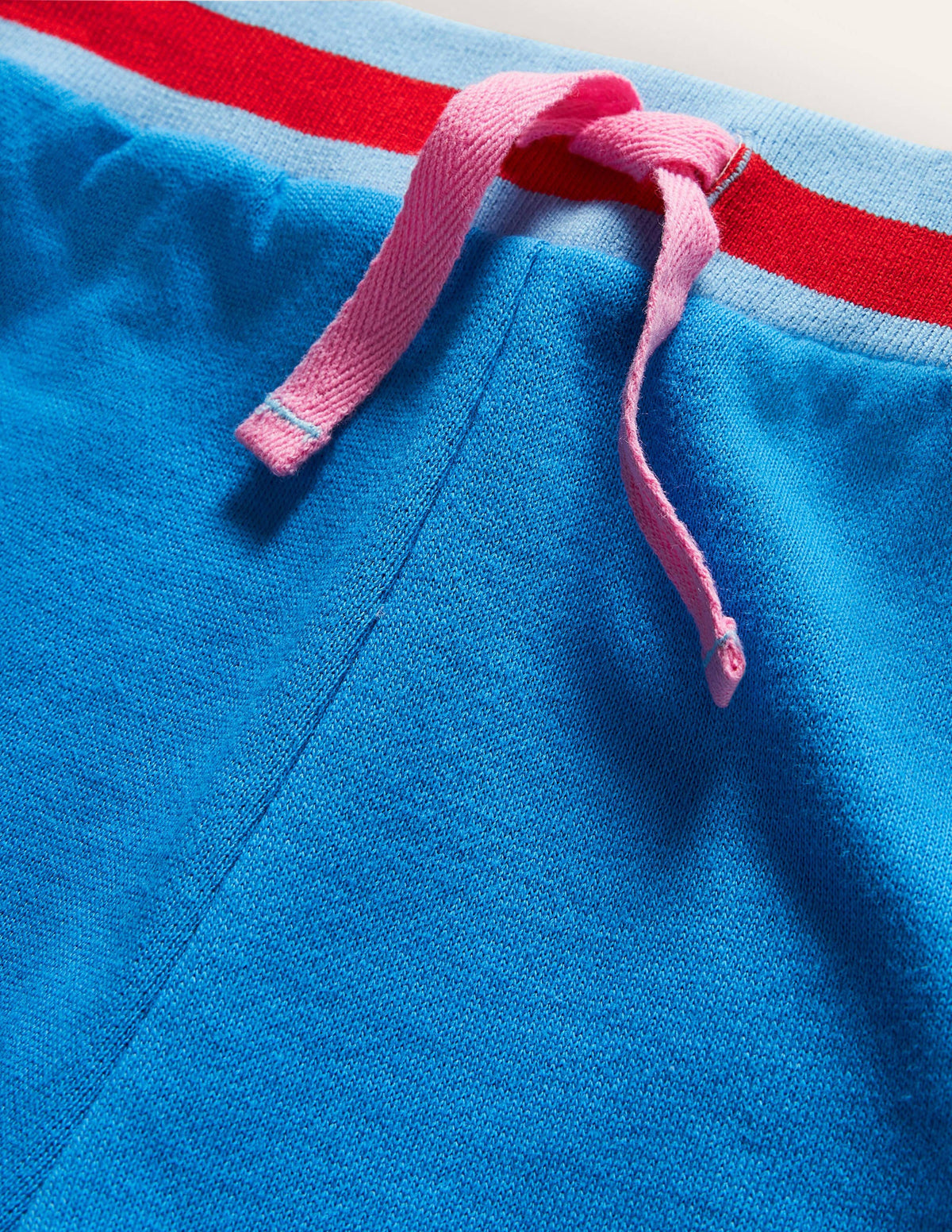 Appliqué Jersey Shorts-Moroccan Blue Rainbow-3
