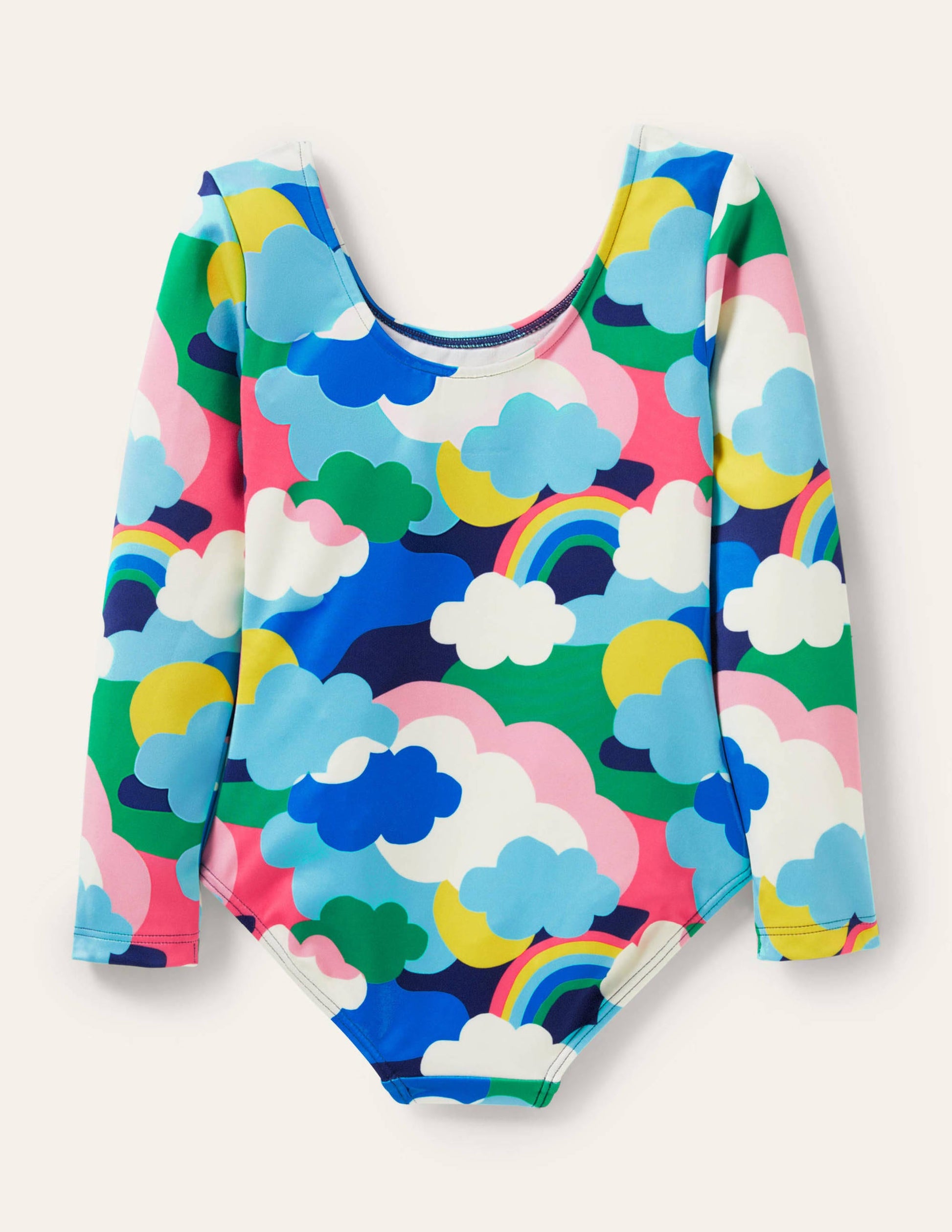 Activewear Leotard-Multi Cloud Camo-2