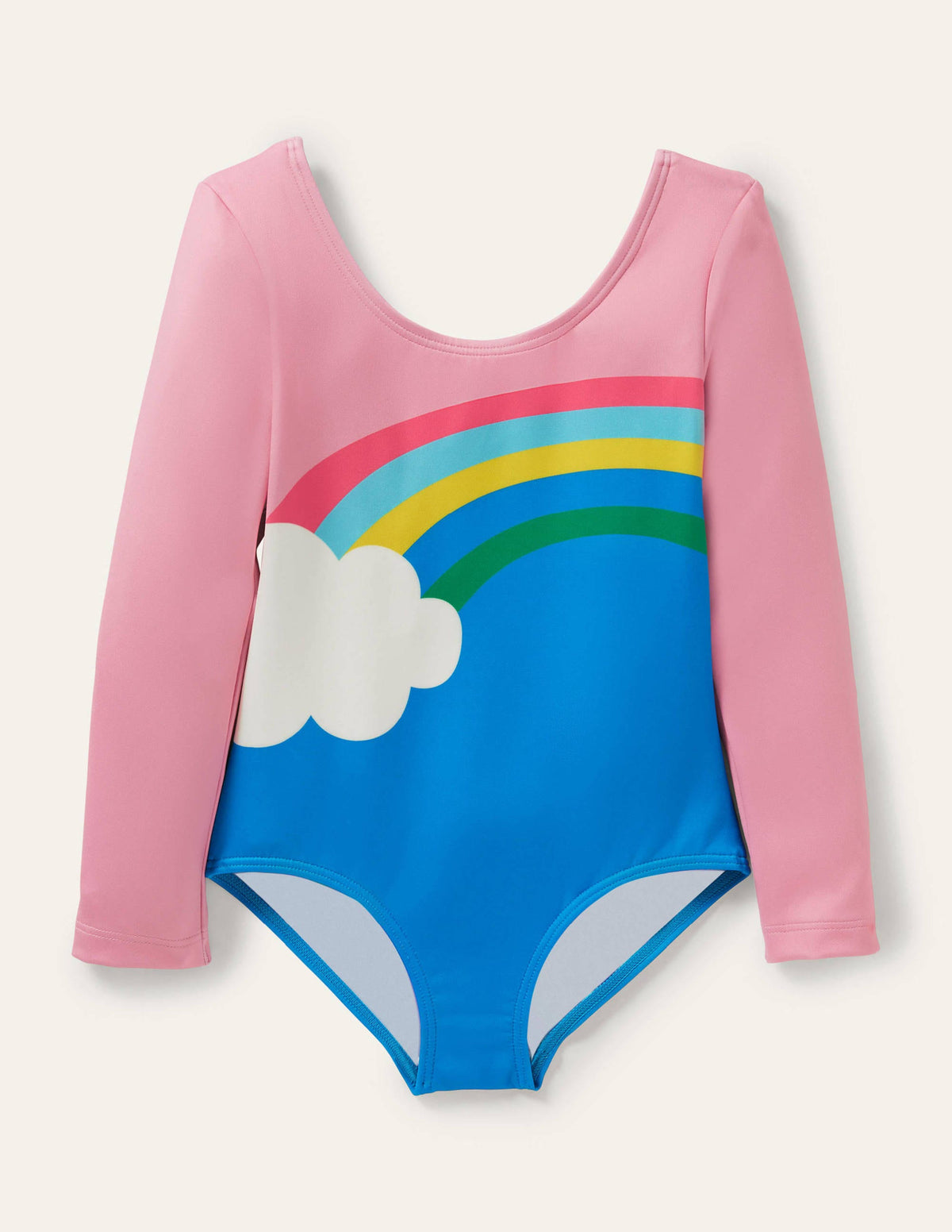 Activewear Leotard-Pink Lemonade Rainbow - Image 1