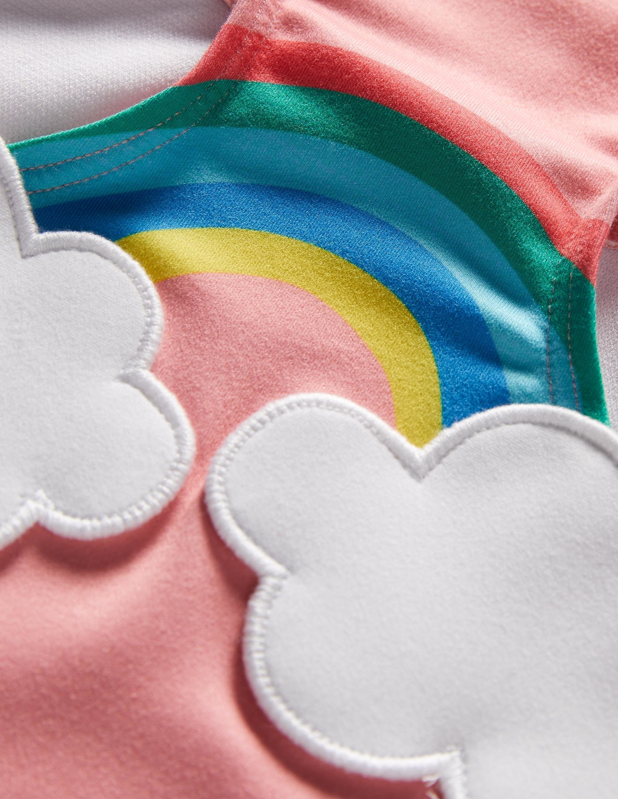 Rainbow Crop Top-Pink Lemonade - Image 3