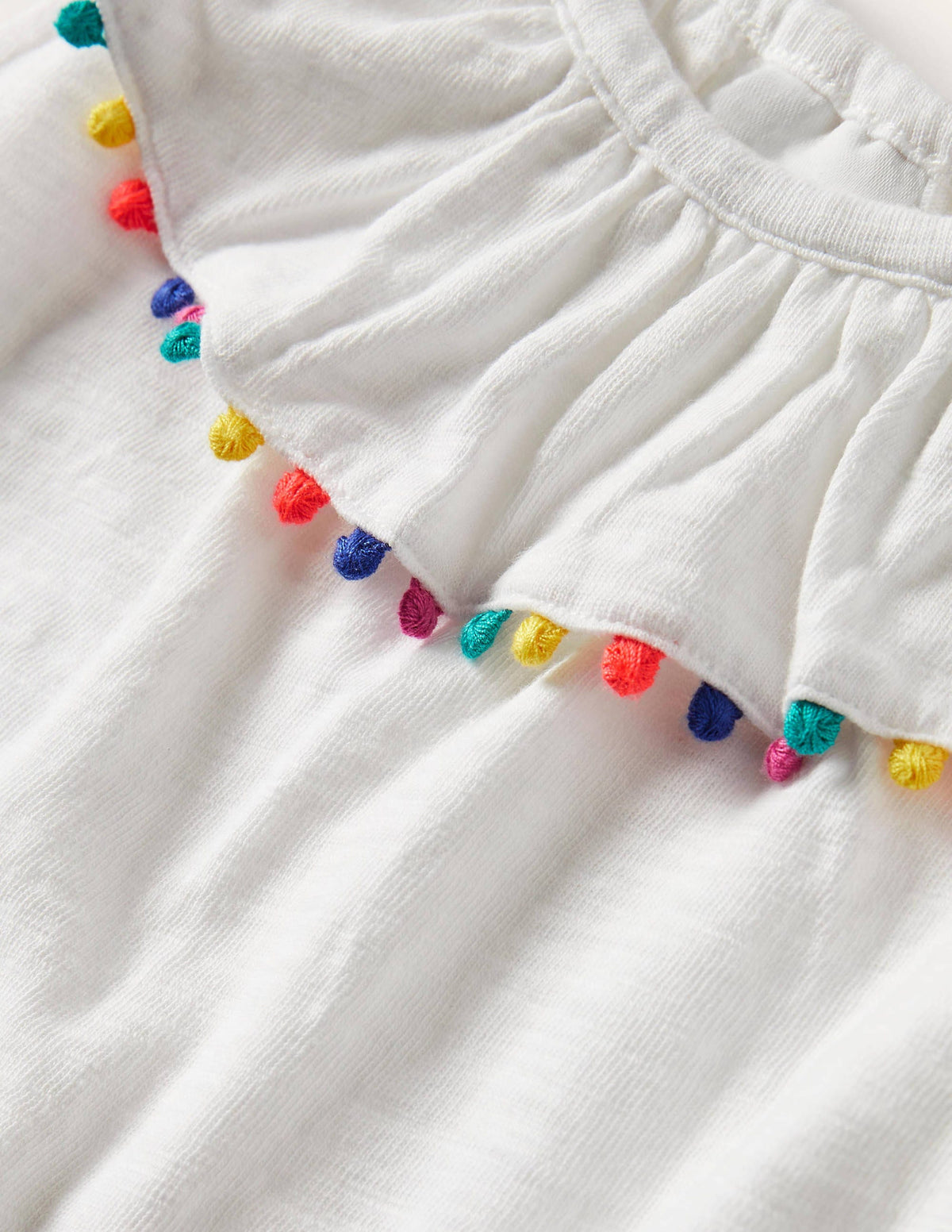 Charlie Pom Jersey Vest-White-3