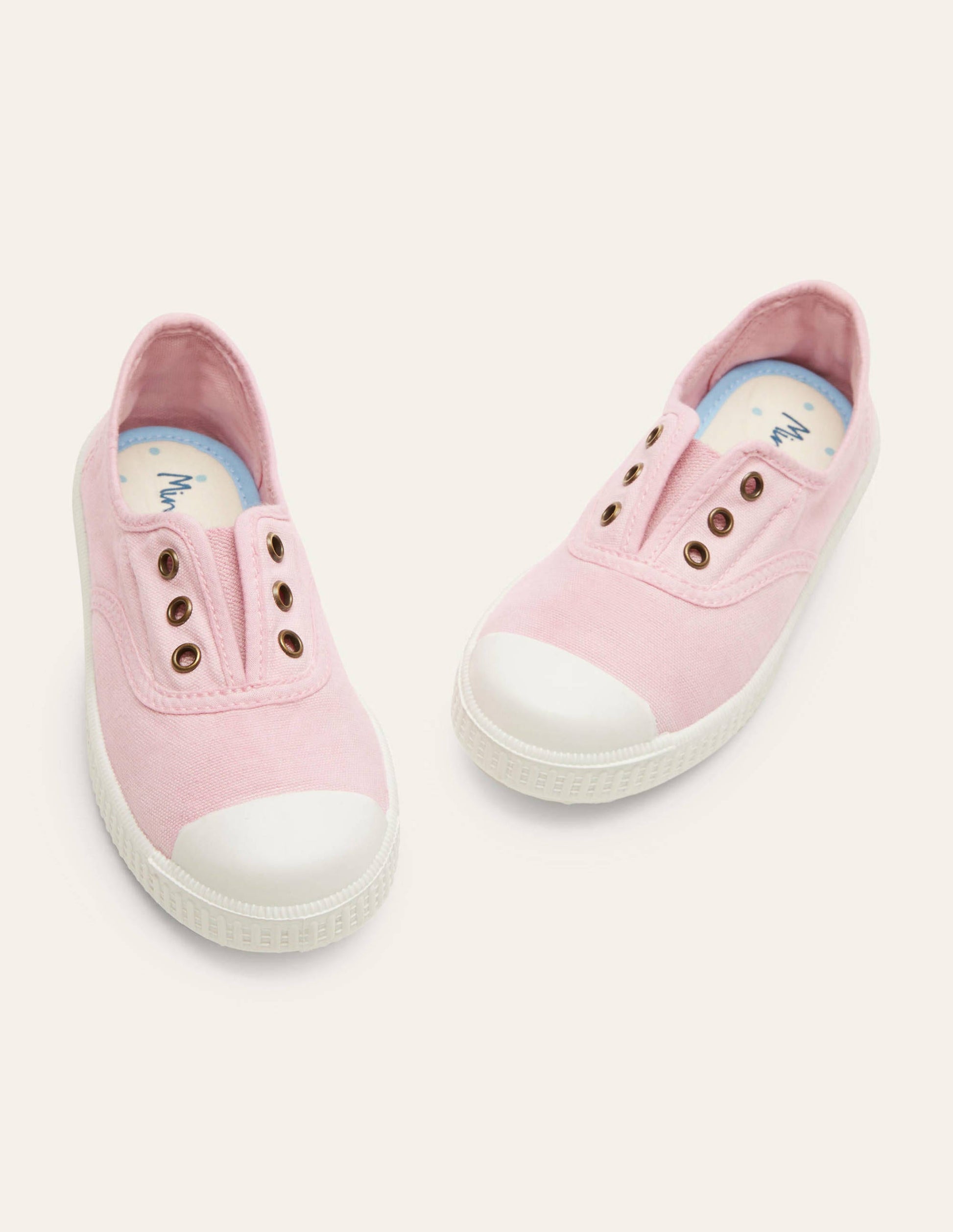 Laceless Canvas Pull-ons-Pink-1