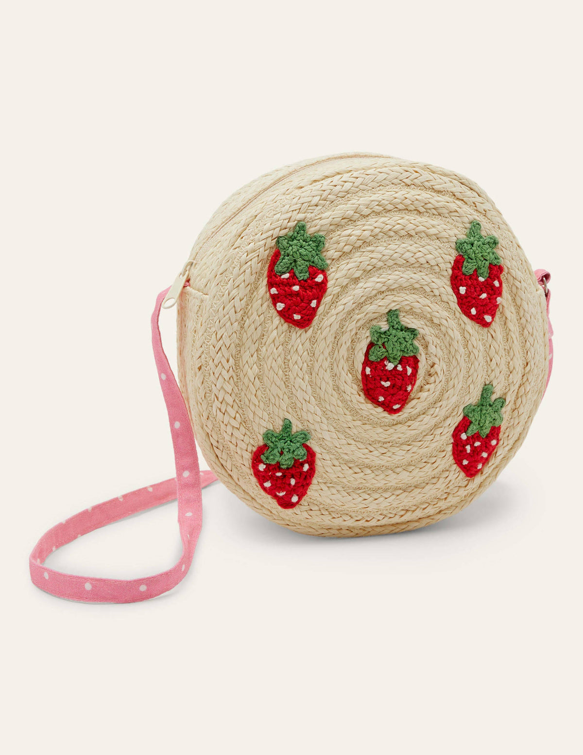 Straw Bag-Natural Strawberries-1