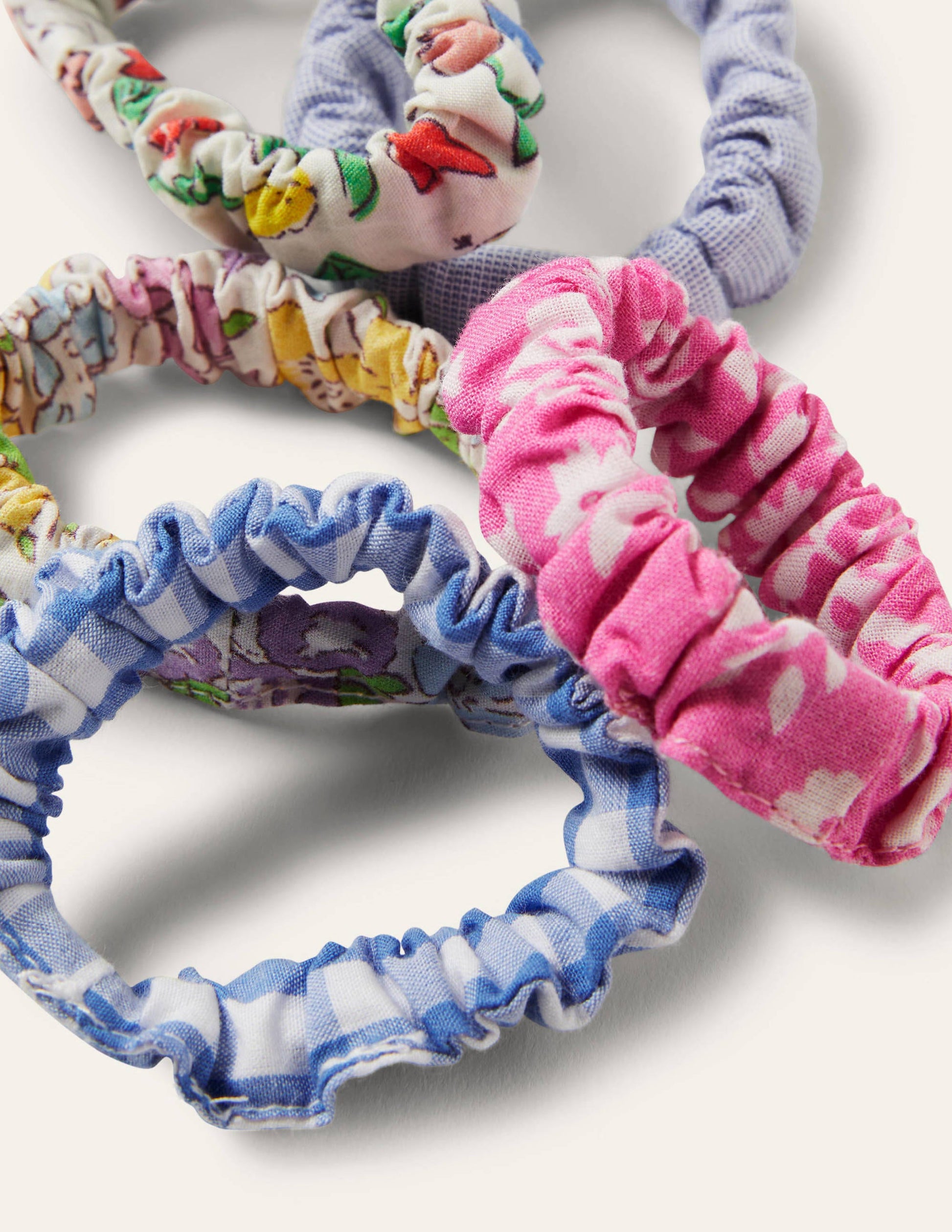 Scrunchies 5 Pack-Soft Florals-2
