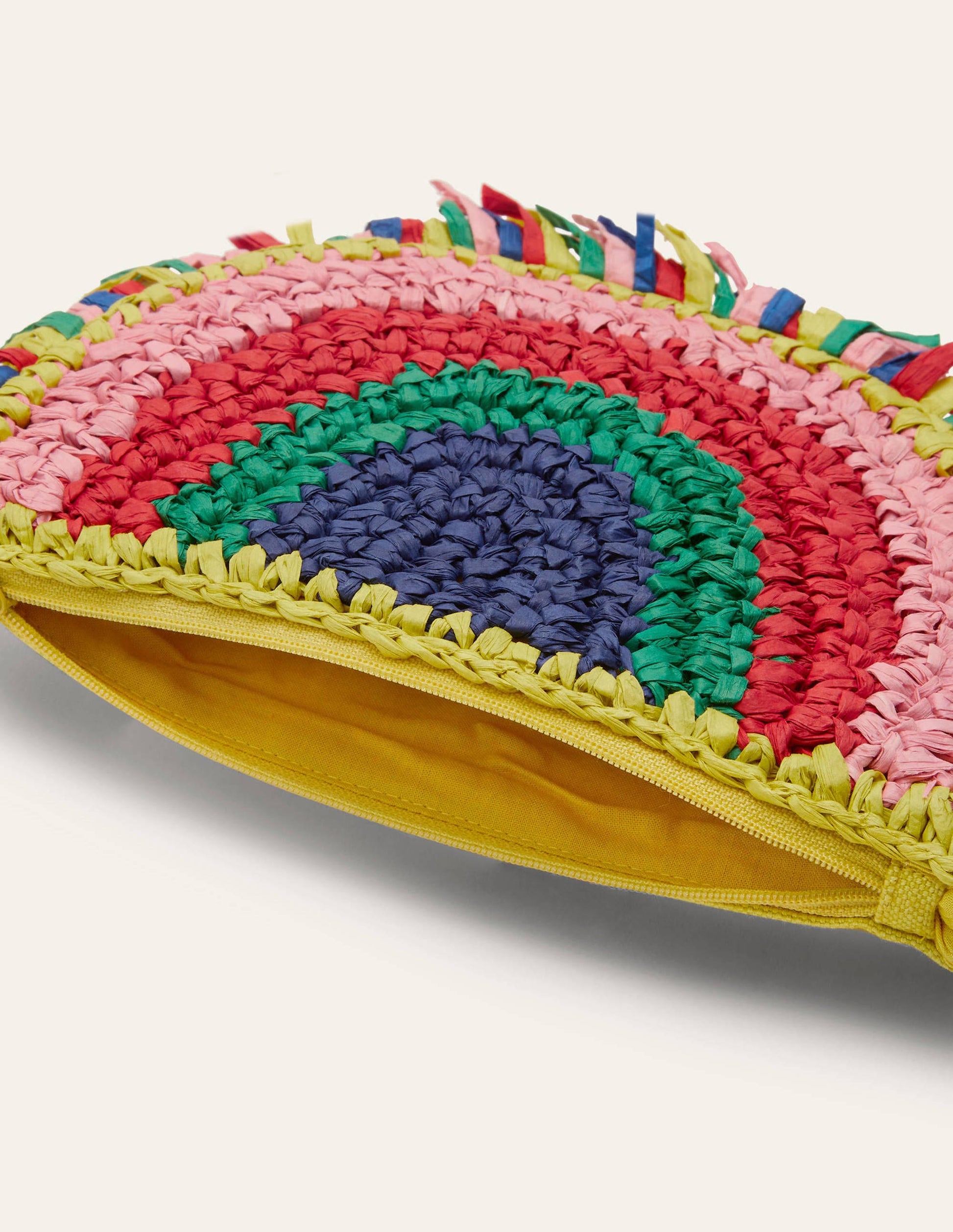 Straw Rainbow Bag-Multi-2