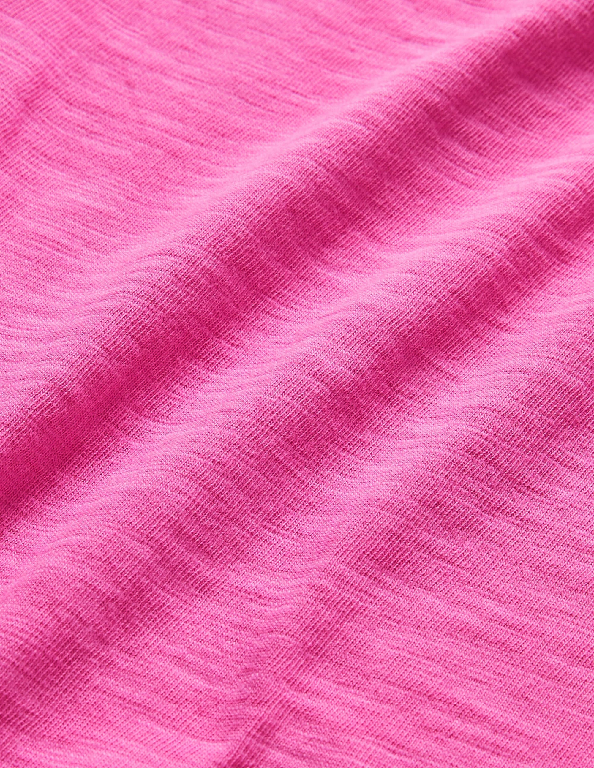 Charlie Pom Jersey Dress-Strawberry Ice Pink - Image 3