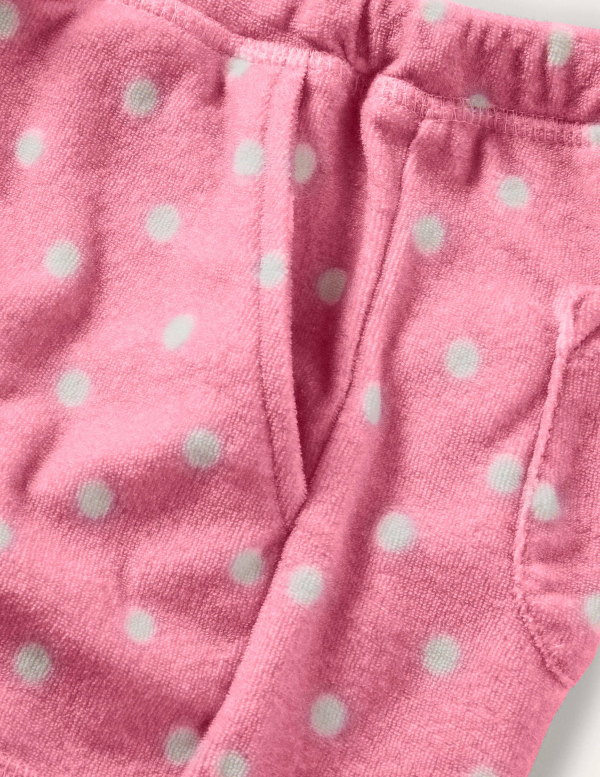 Towelling Shorts-Pink Lemonade Flamingo-3