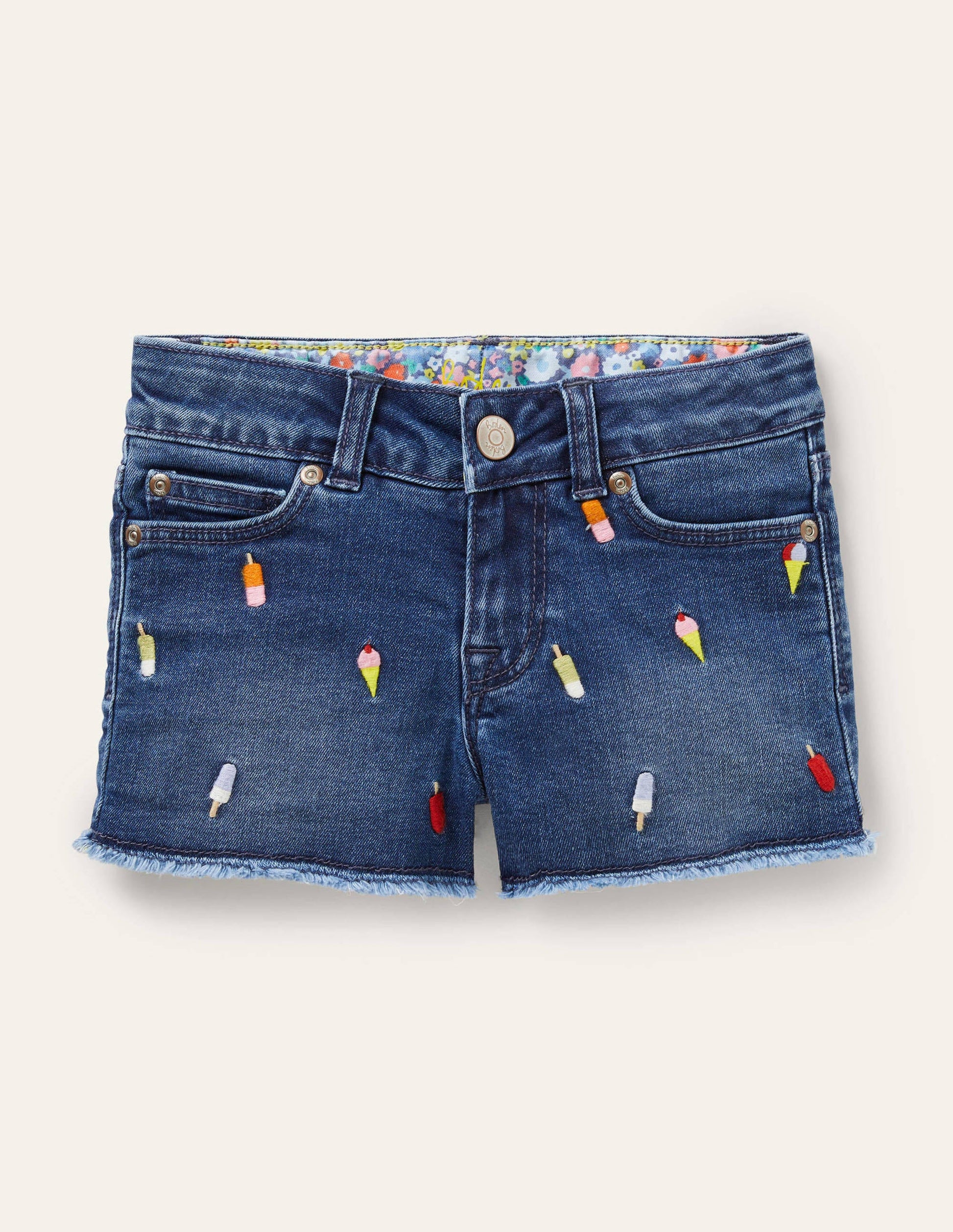 Denim Shorts-Denim Ice Creams-1