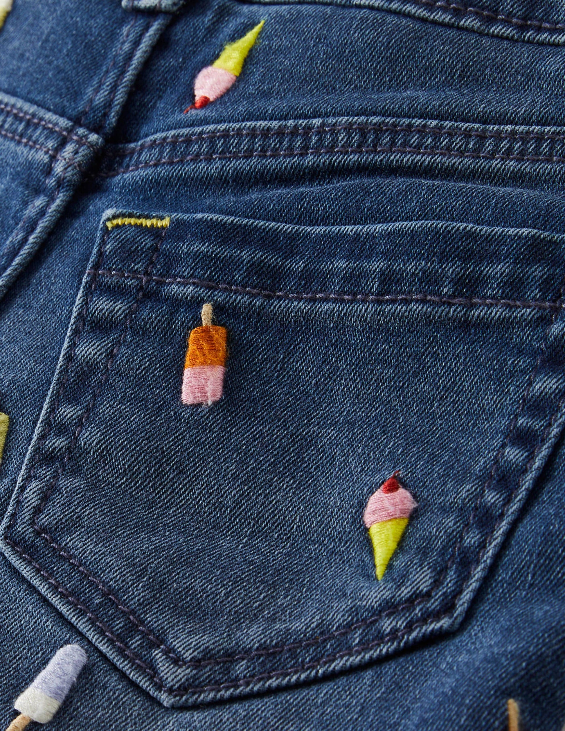 Denim Shorts-Denim Ice Creams-3