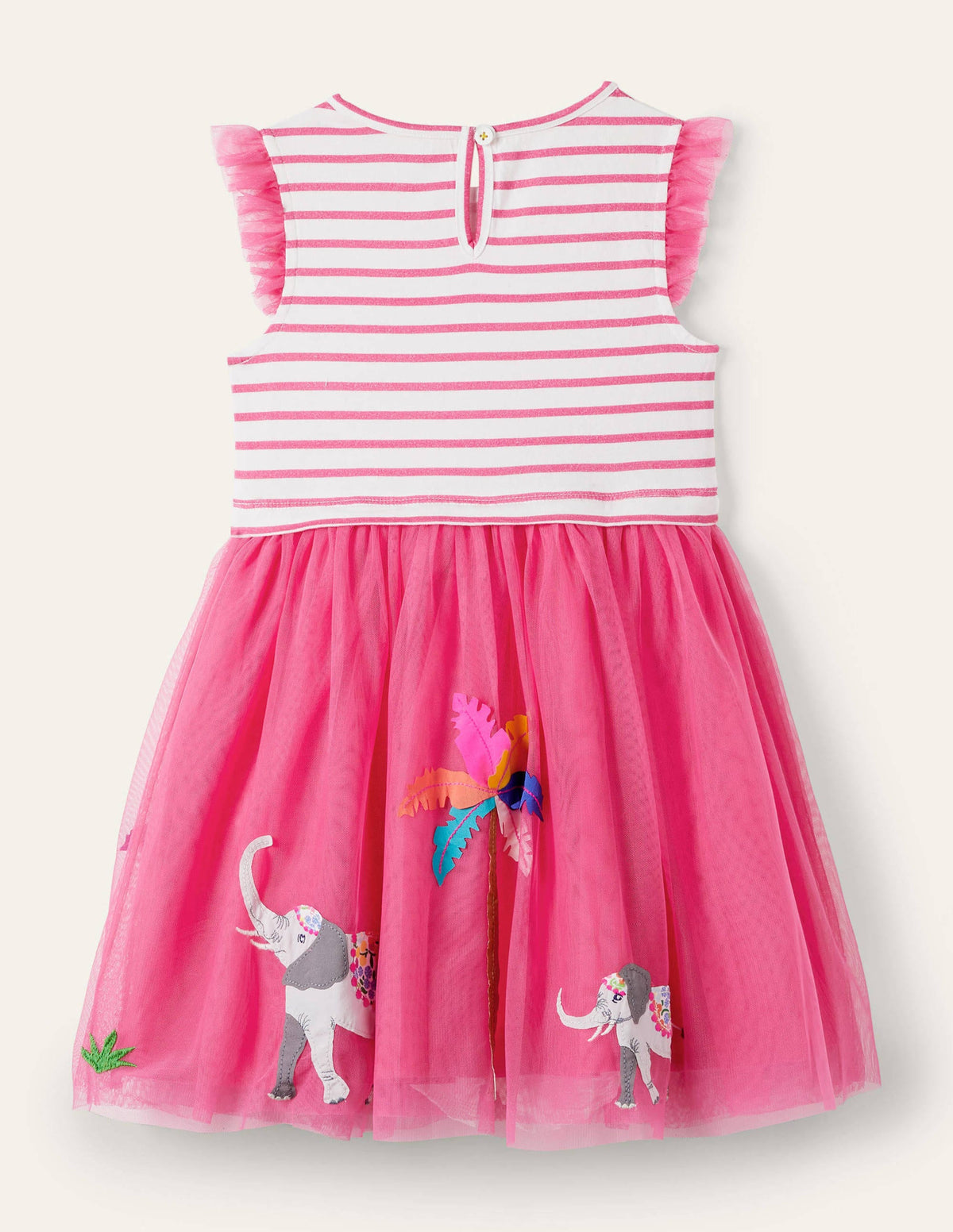 Tulle Dress-Tutti Fruity Elephants-2