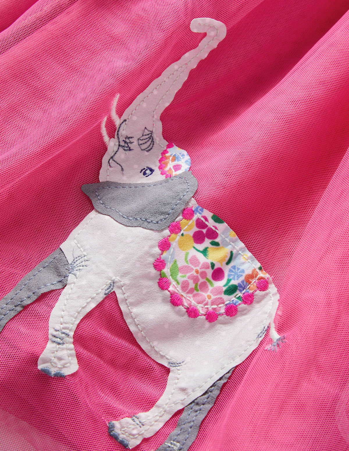 Tulle Dress-Tutti Fruity Elephants-3