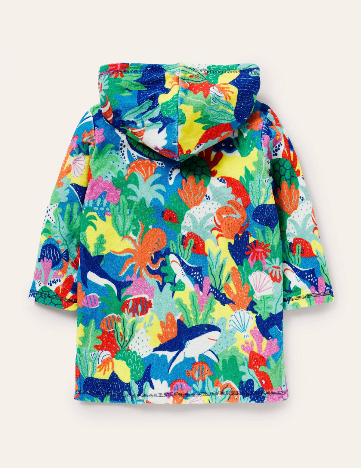 Towelling Throw-On-Multi Rainbow Reef - Image 2