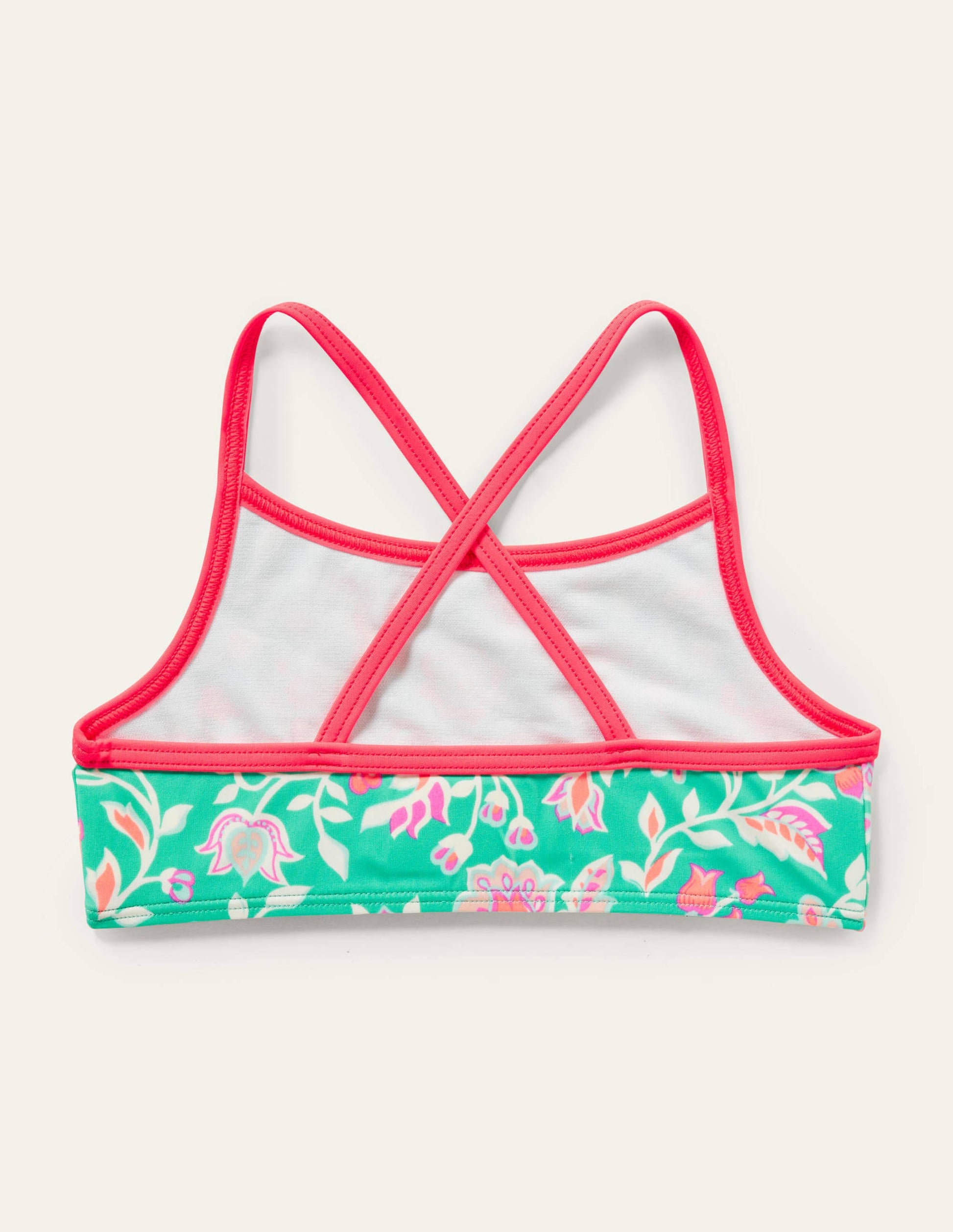 Patterned Bikini Top-Tropical Green Paisley-2