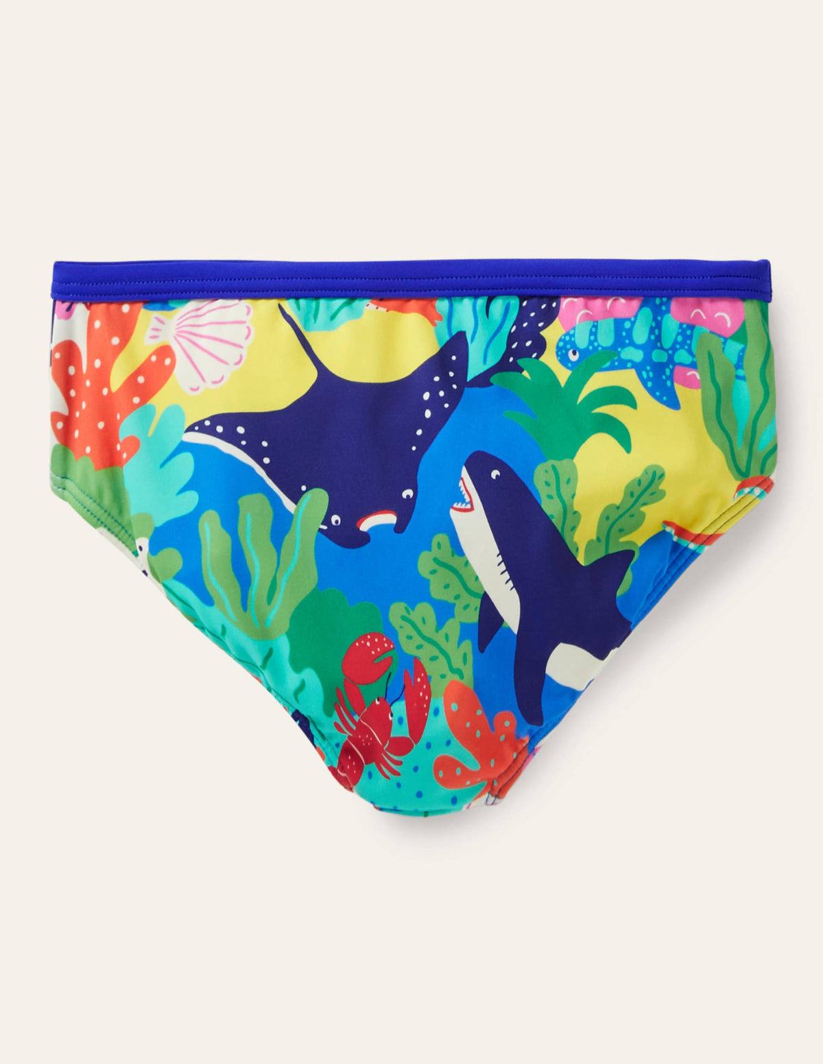 Patterned Bikini Bottoms-Multi Rainbow Reef-2