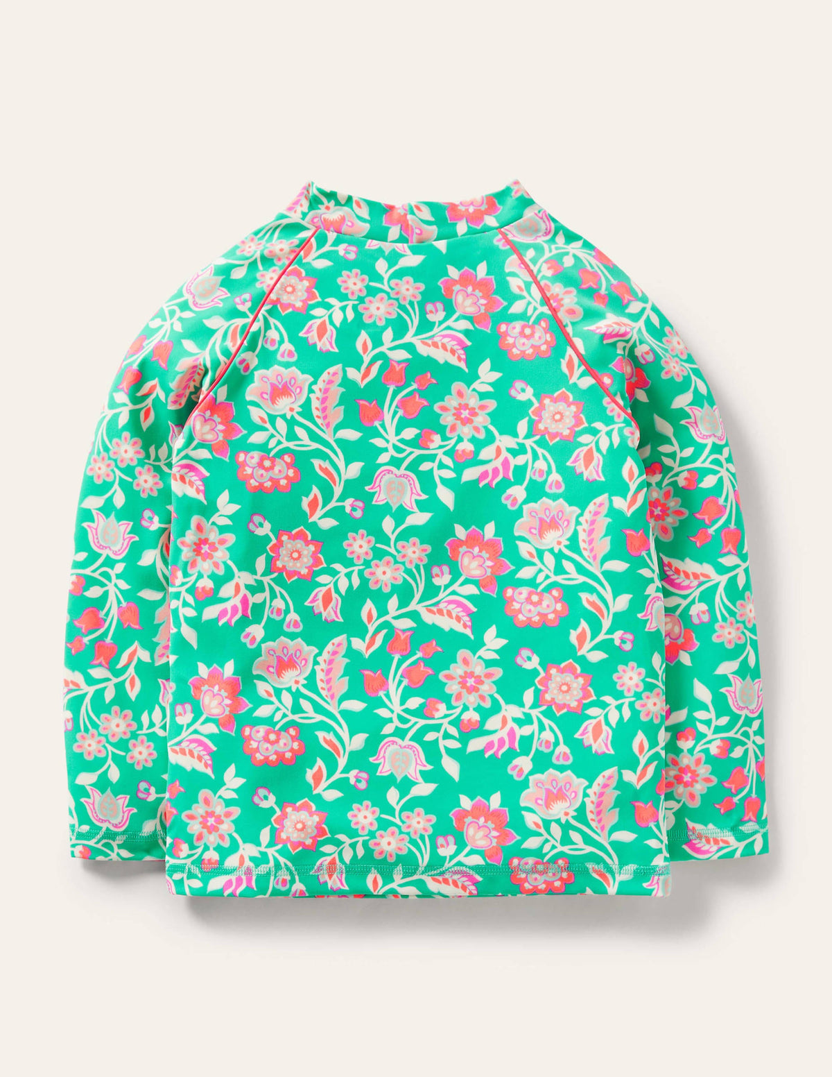 Patterned Rash Vest-Tropical Green Paisley-2