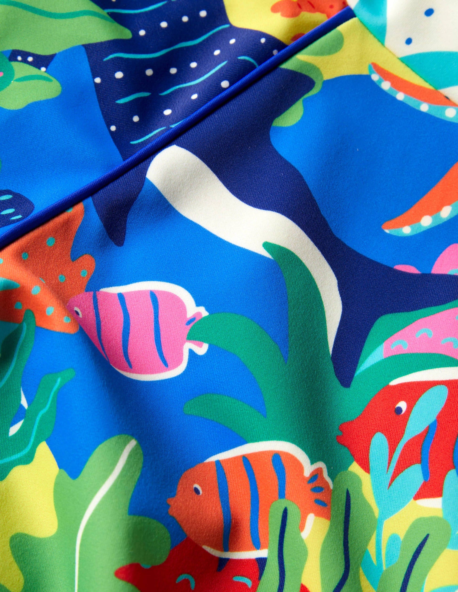 Patterned Rash Vest-Multi Rainbow Reef-3