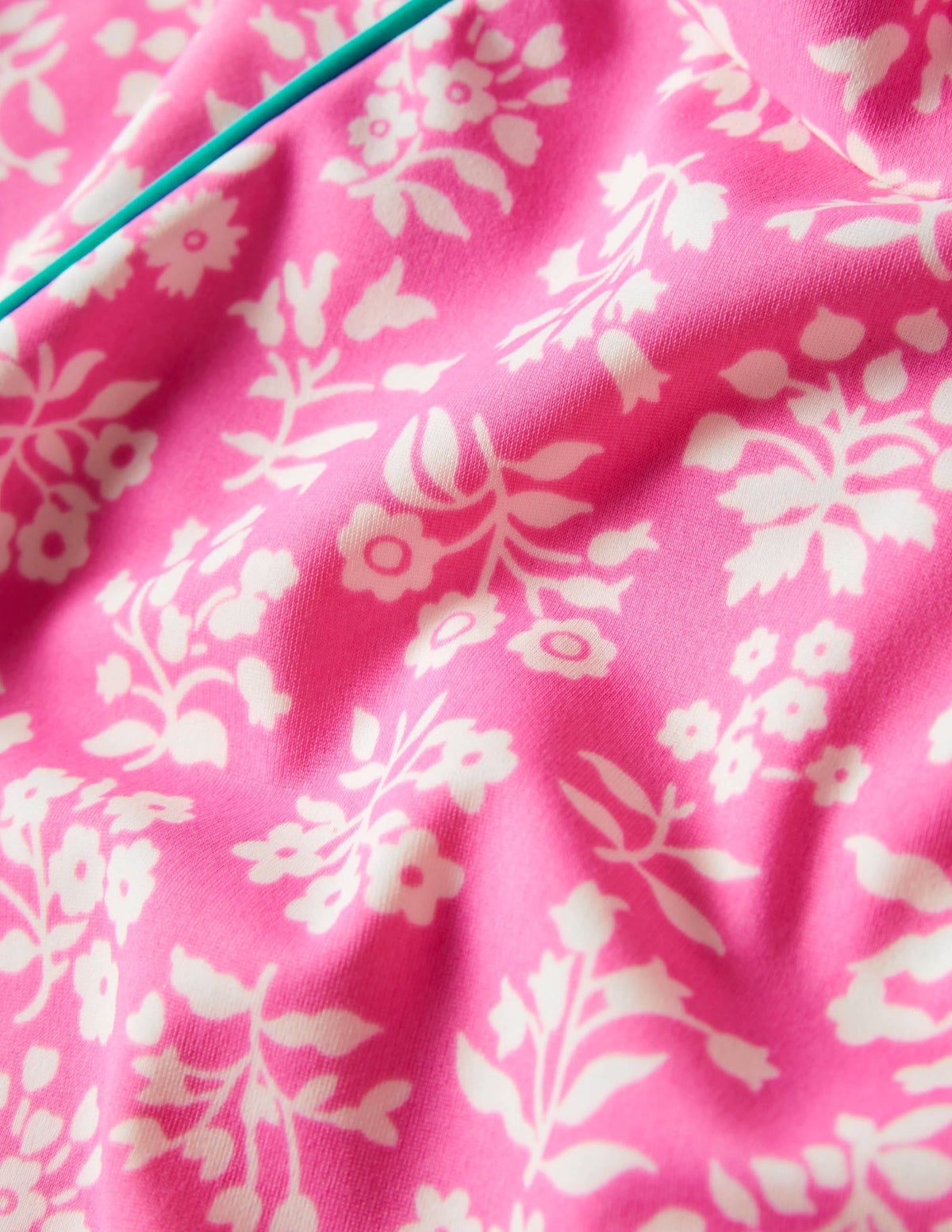 Patterned Rash Vest-Strawberry Pink Woodblock - Image 3