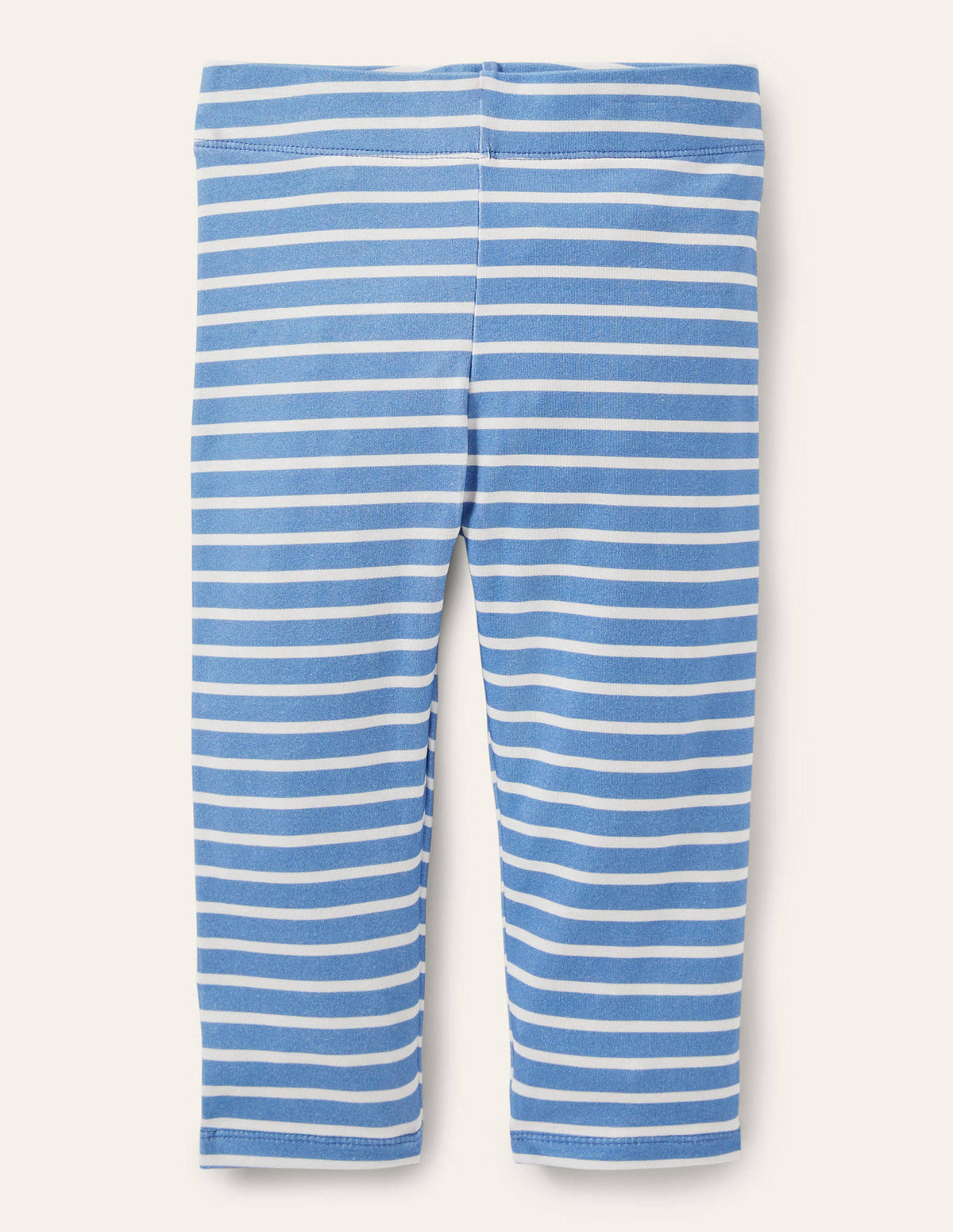 Fun Cropped Leggings-Bahama Blue/Ivory - Image 1