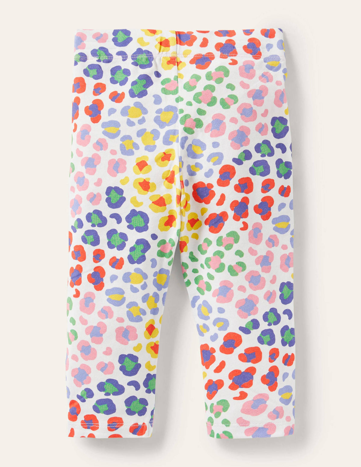 Fun Cropped Leggings-Multi Leopard Print - Image 2