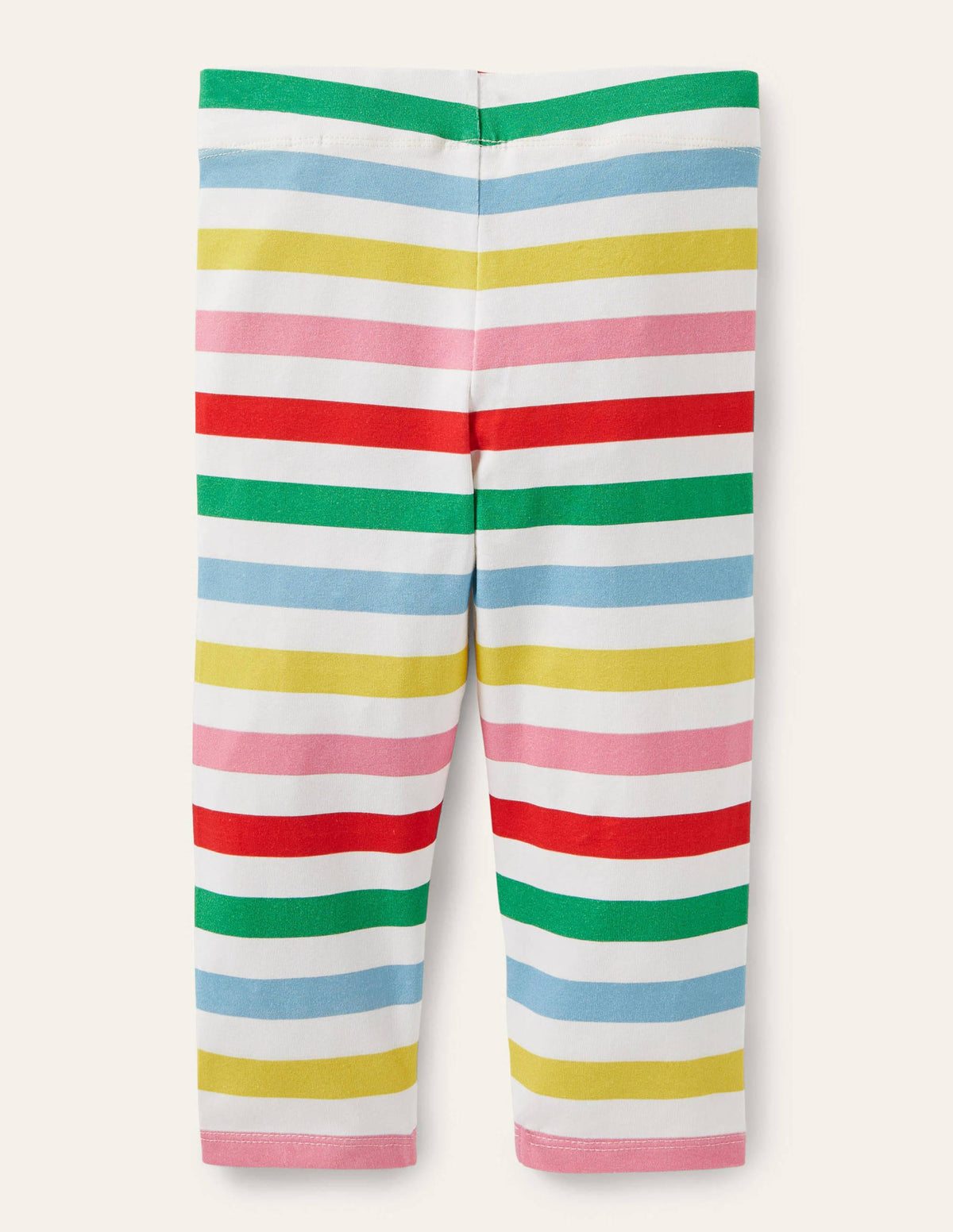 Fun Cropped Leggings-Multi Stripe - Image 2