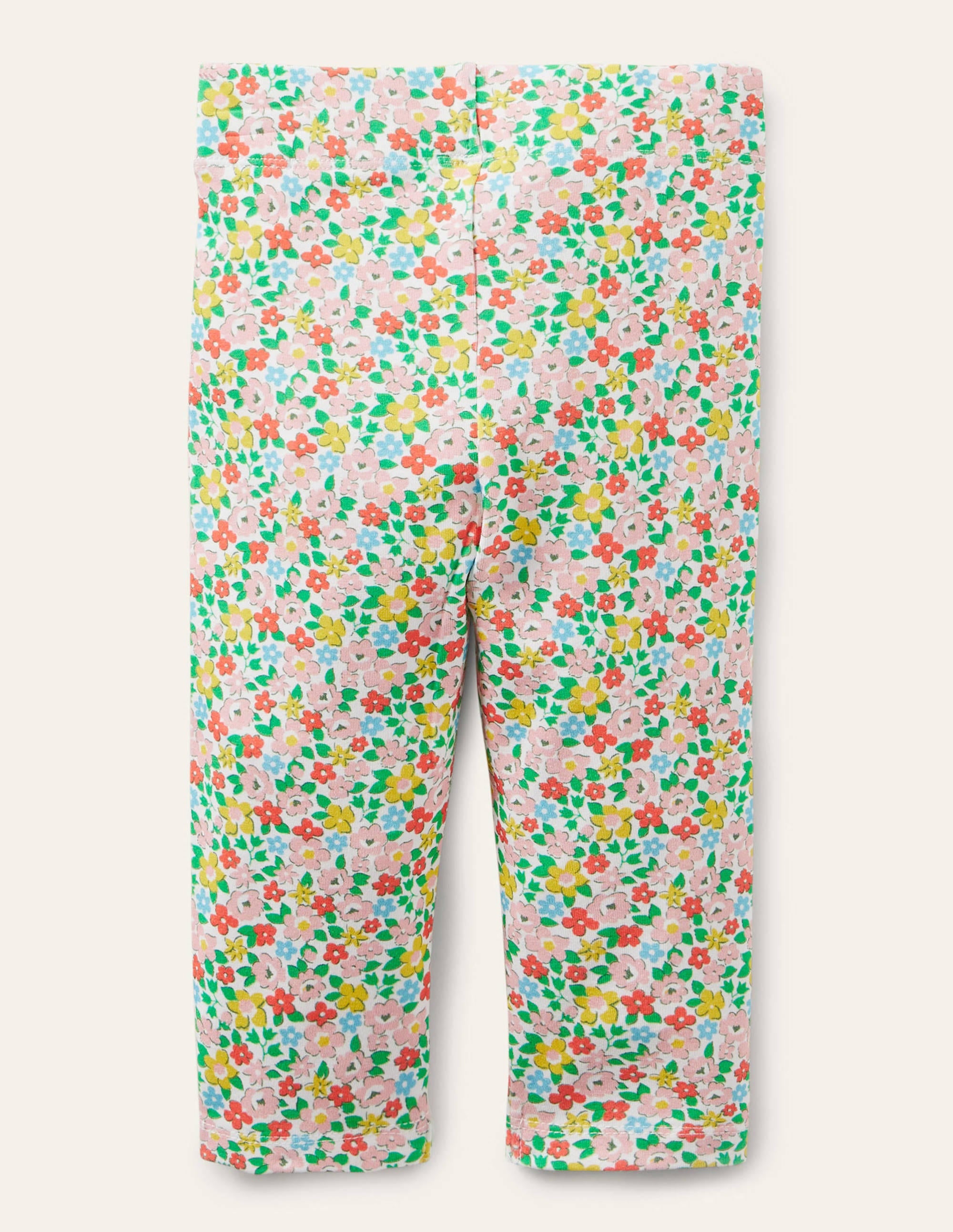 Fun Cropped Leggings-Multi Spring Floral - Image 2