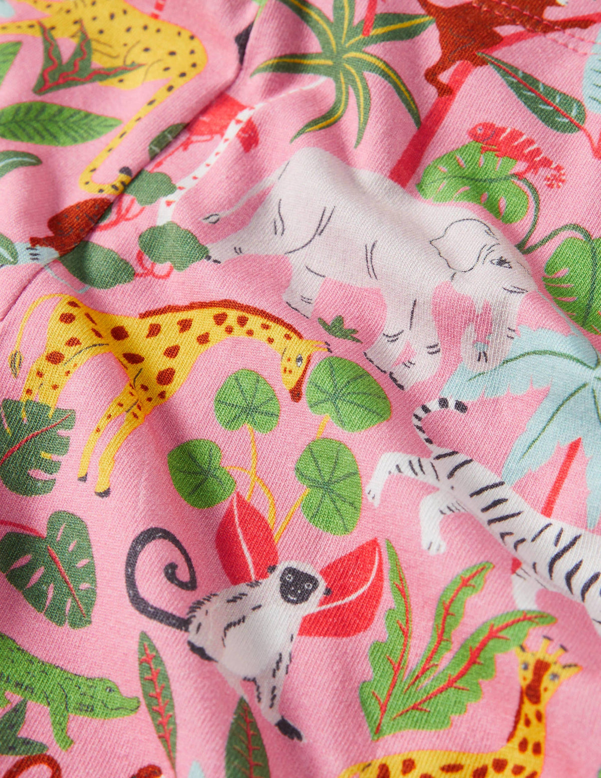 Fun Cropped Leggings-Pink Lemonade Jungle-3