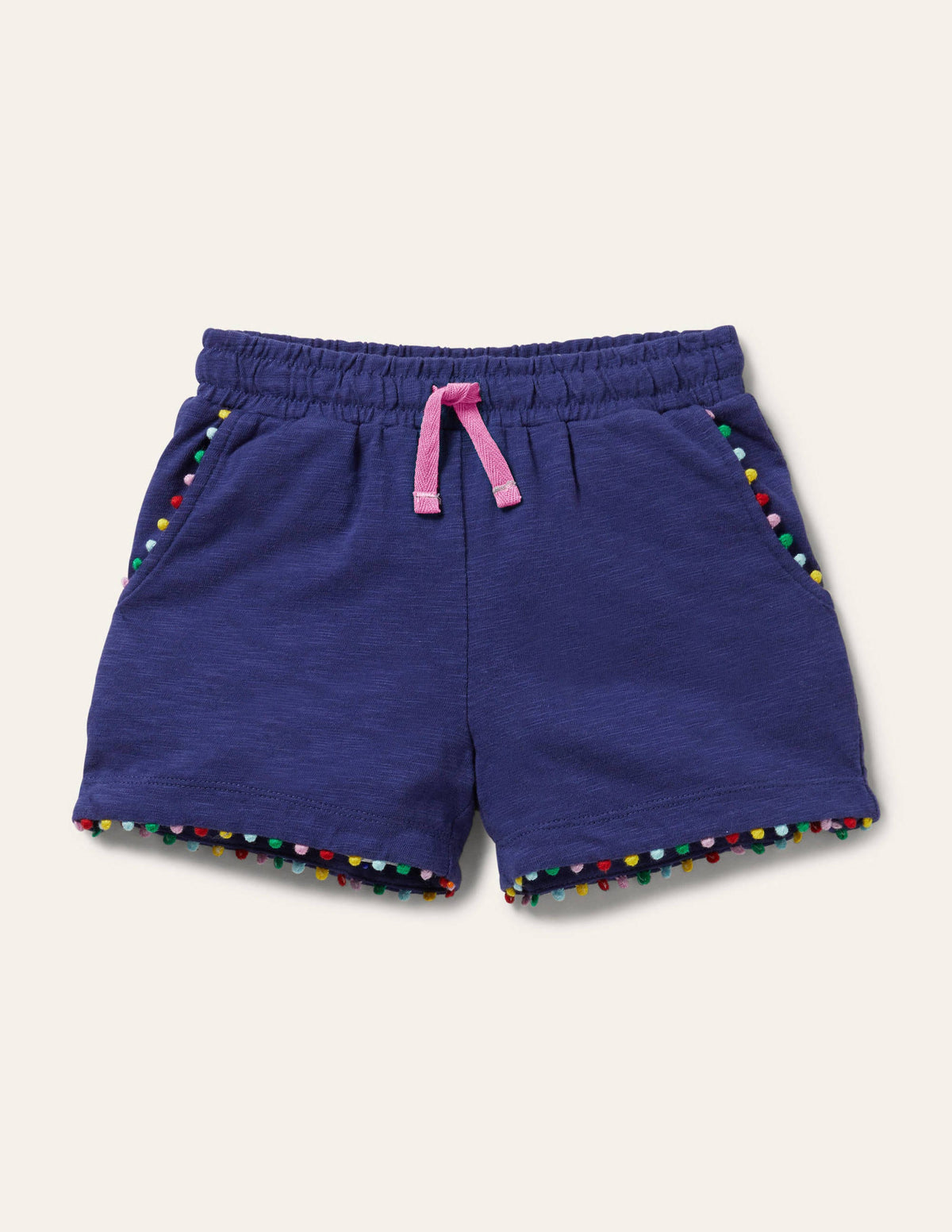 Charlie Pom Jersey Shorts-Starboard - Image 1