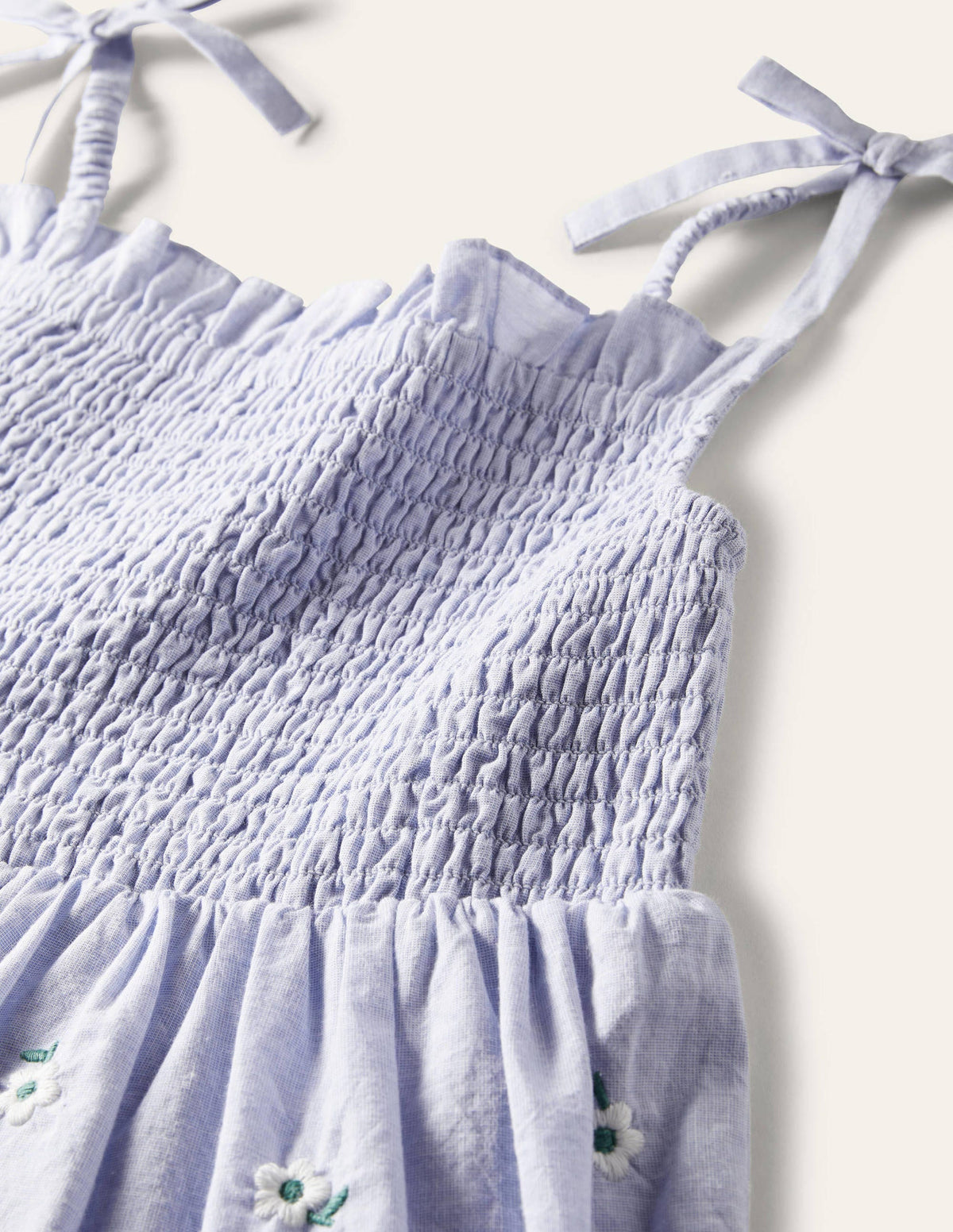 Tiered Sun Dress-Chambray-3