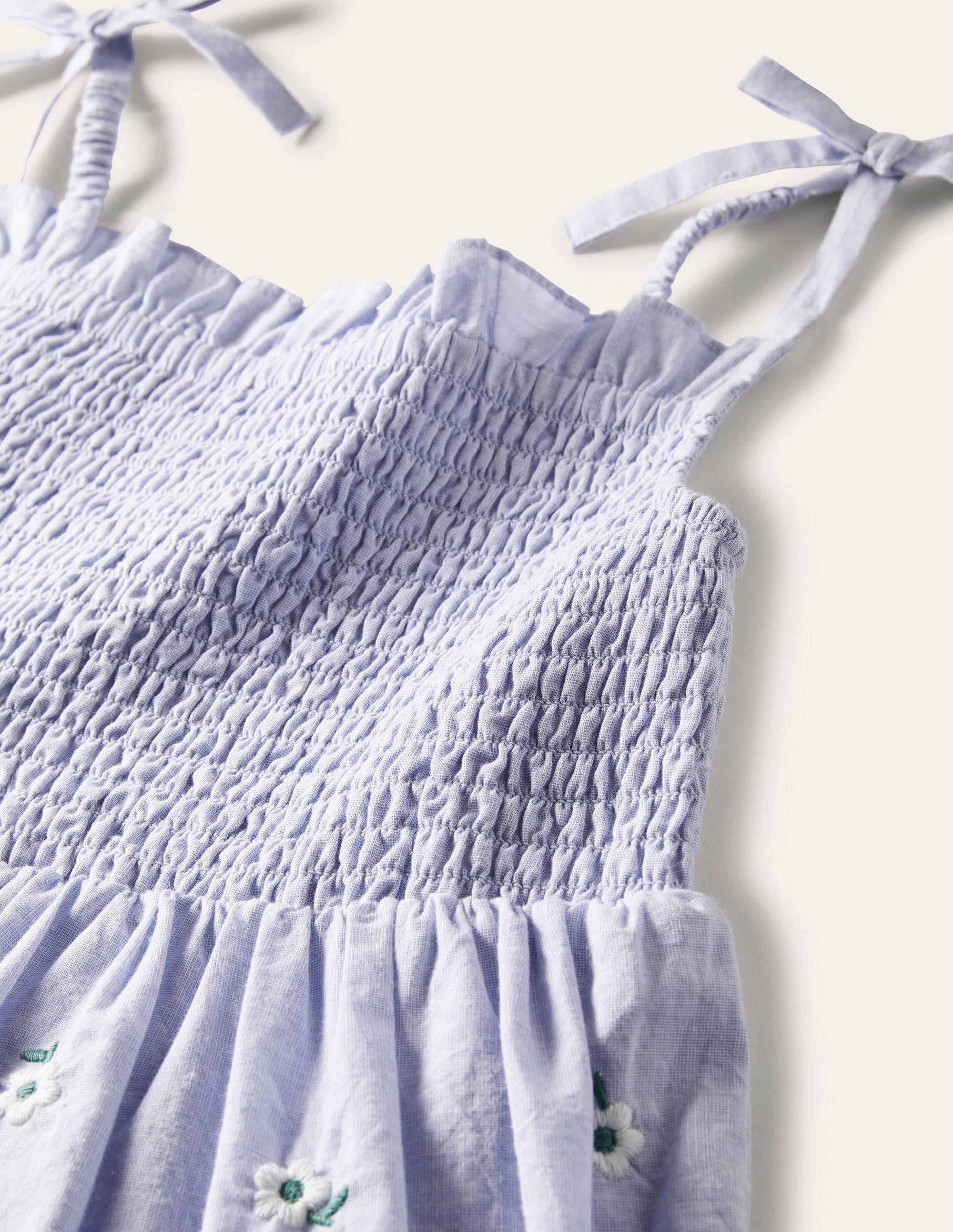 Tiered Sun Dress-Chambray - Image 3