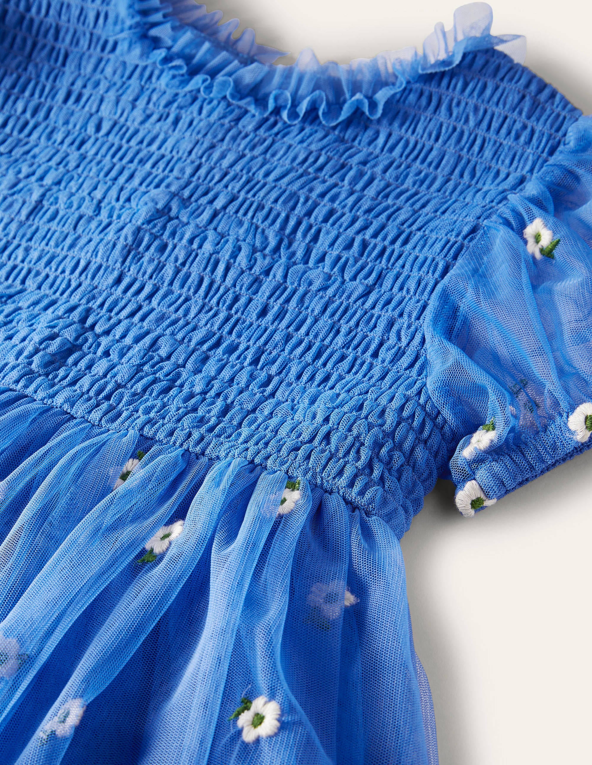 Tiered Tulle Dress-Elizabethan Blue - Image 3