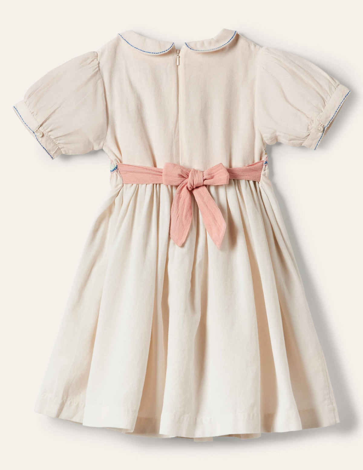 Heirloom Vintage Smock Dress-Ivory - Image 2