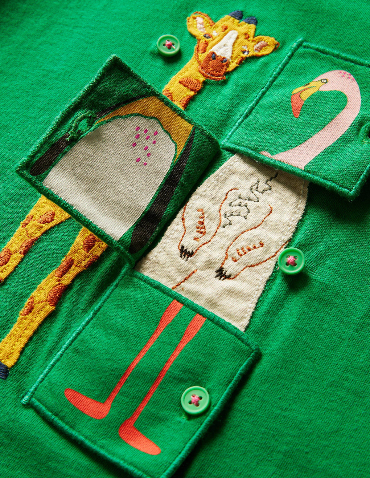 Flip Book T-shirt-Green Pepper Animals - Image 3