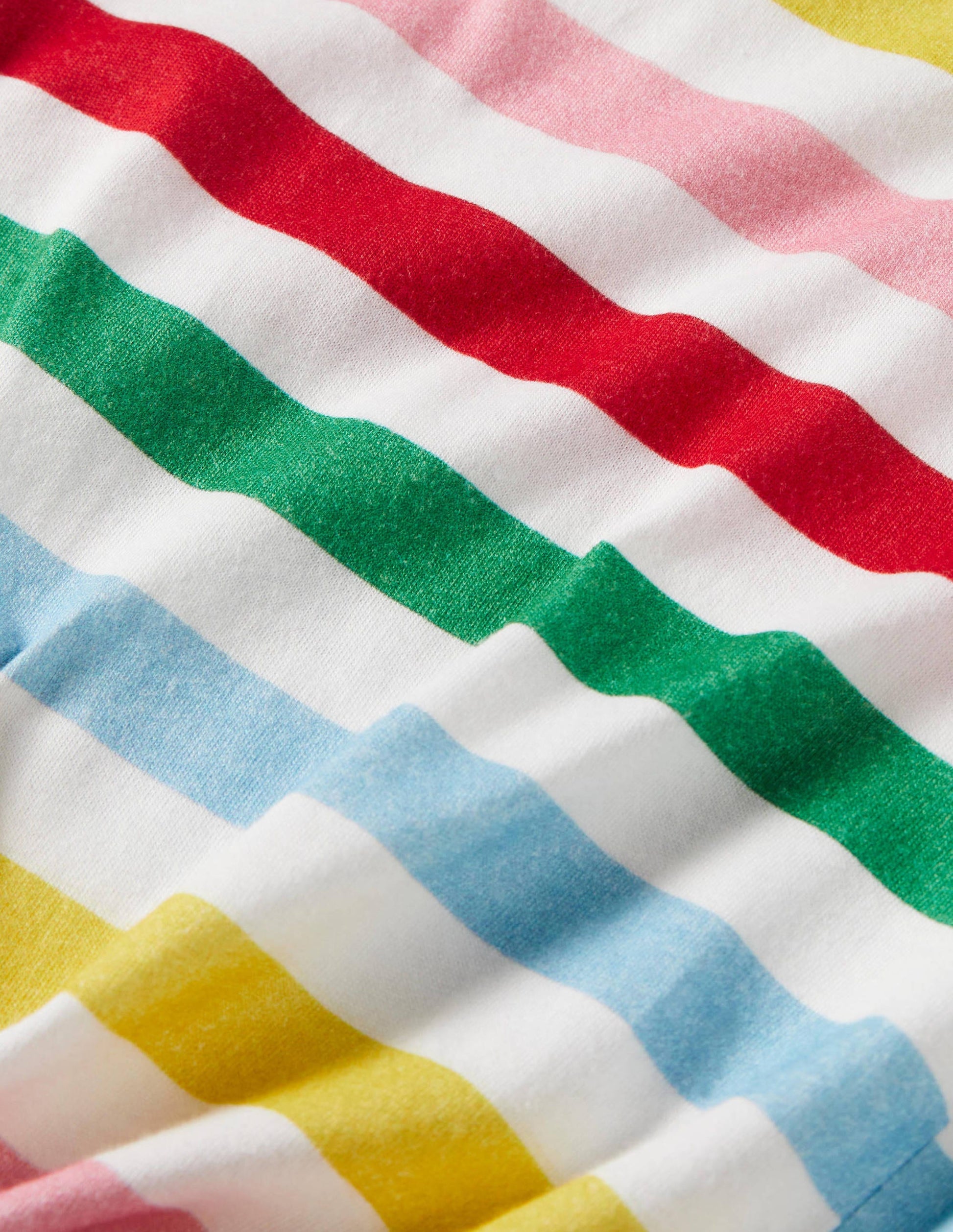 Tie-front T-shirt-Multi Stripe-3