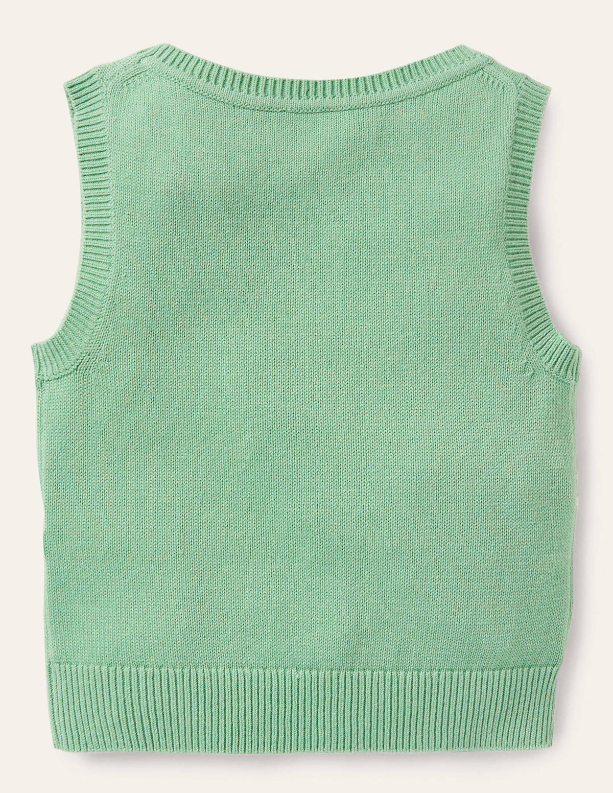 Knitted Tank Top-Fountain Green Bunny - Image 2
