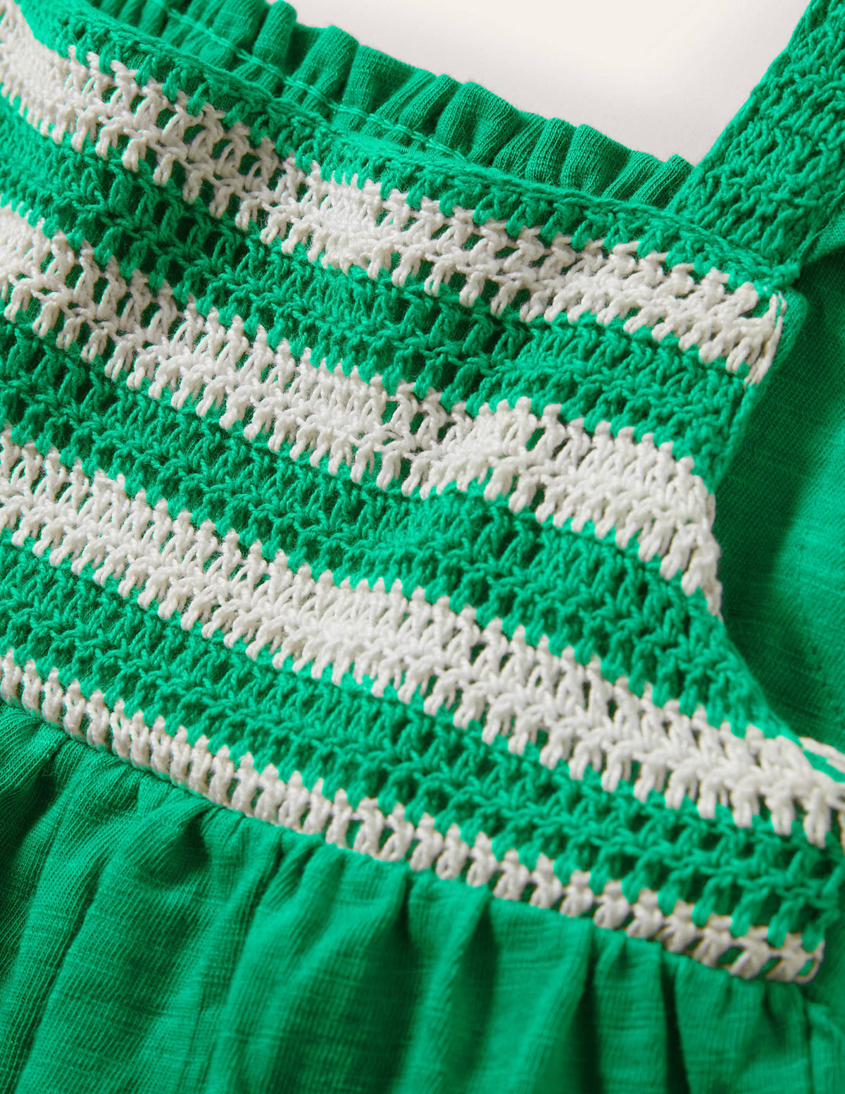 Crochet Vest-Green pepper - Image 3