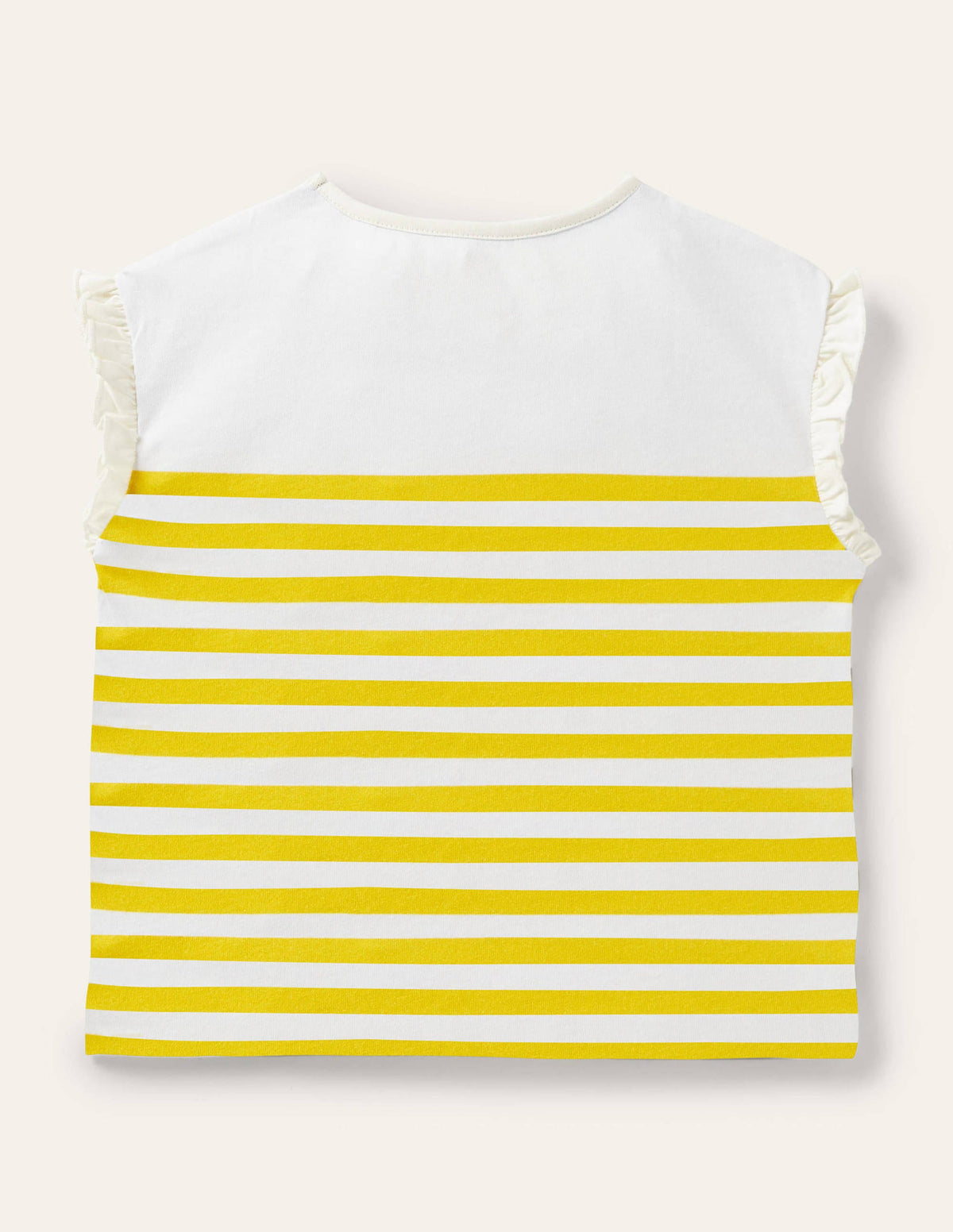 Faye Jersey Top-Daffodil Yellow/ Ivory - Image 2