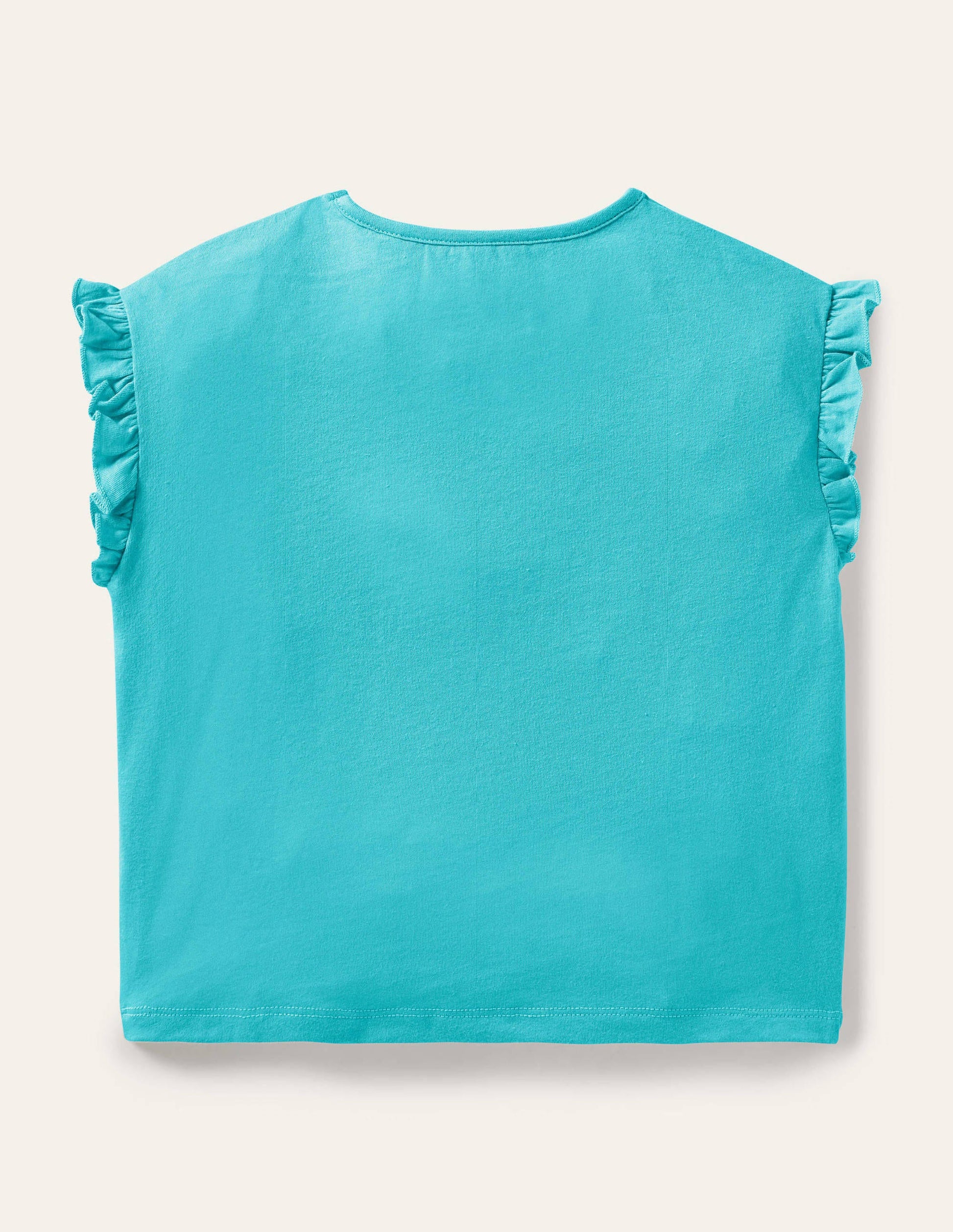 Faye Jersey Top-Turquoise-2