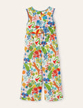 Cross-back Jumpsuit-Mini Me Multi Jungle