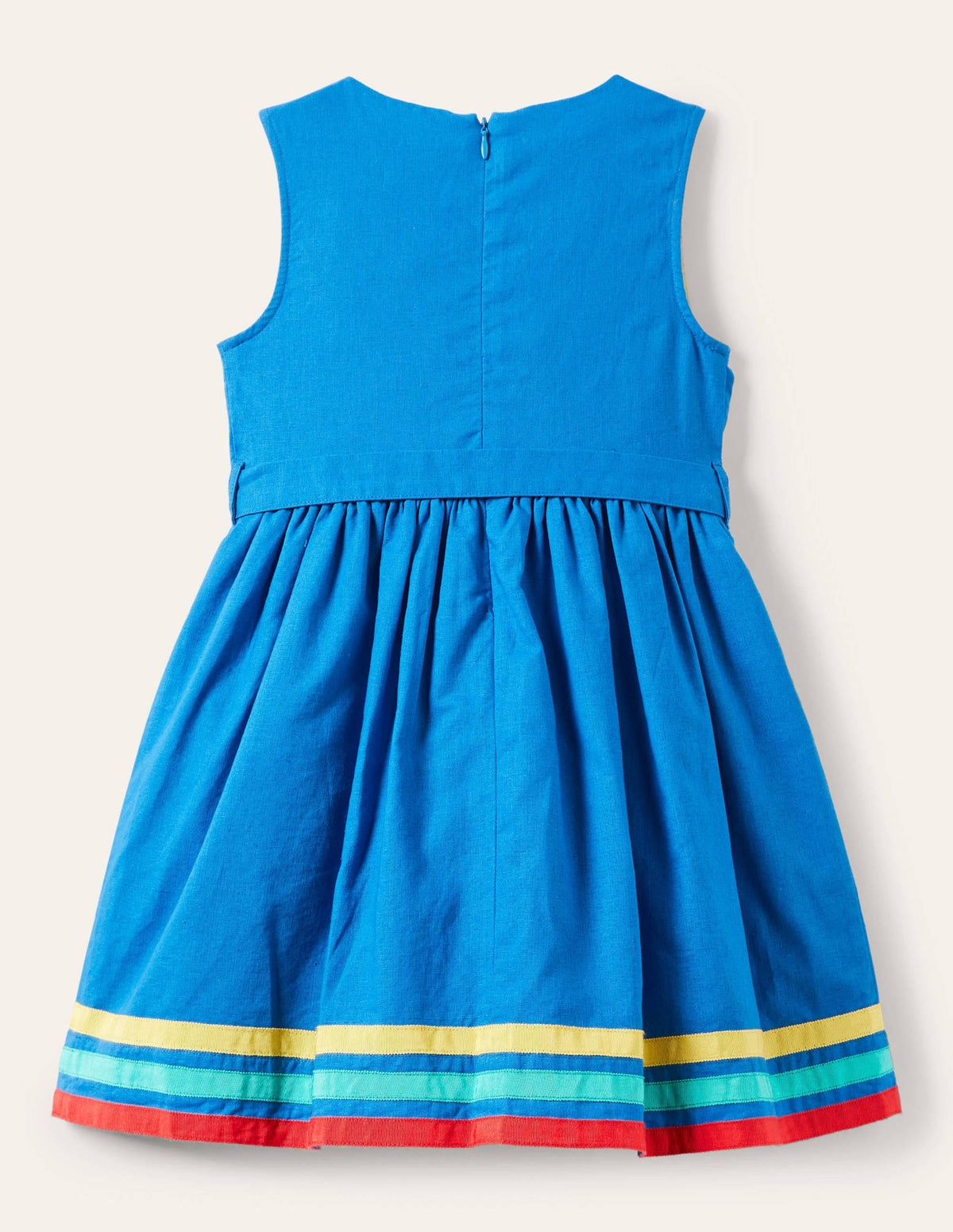 Jungle Vintage Dress-Marina Blue Embroidered - Image 2