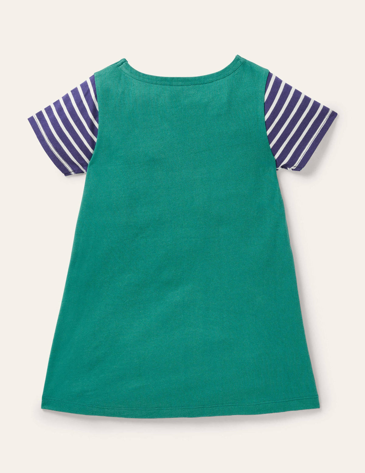 Novelty Pocket Jersey Tunic-Sardinia Green Giraffe - Image 2
