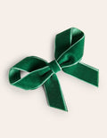 Large Bow Hair Clip-TrekkingGreen
