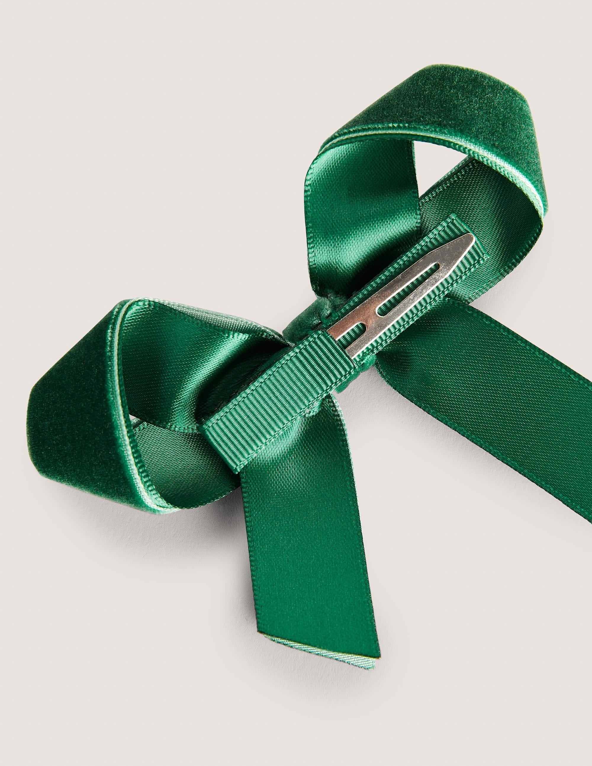 Large Bow Hair Clip-TrekkingGreen - Image 2