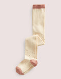 Girls Tights-Multi Sparkle Ivory