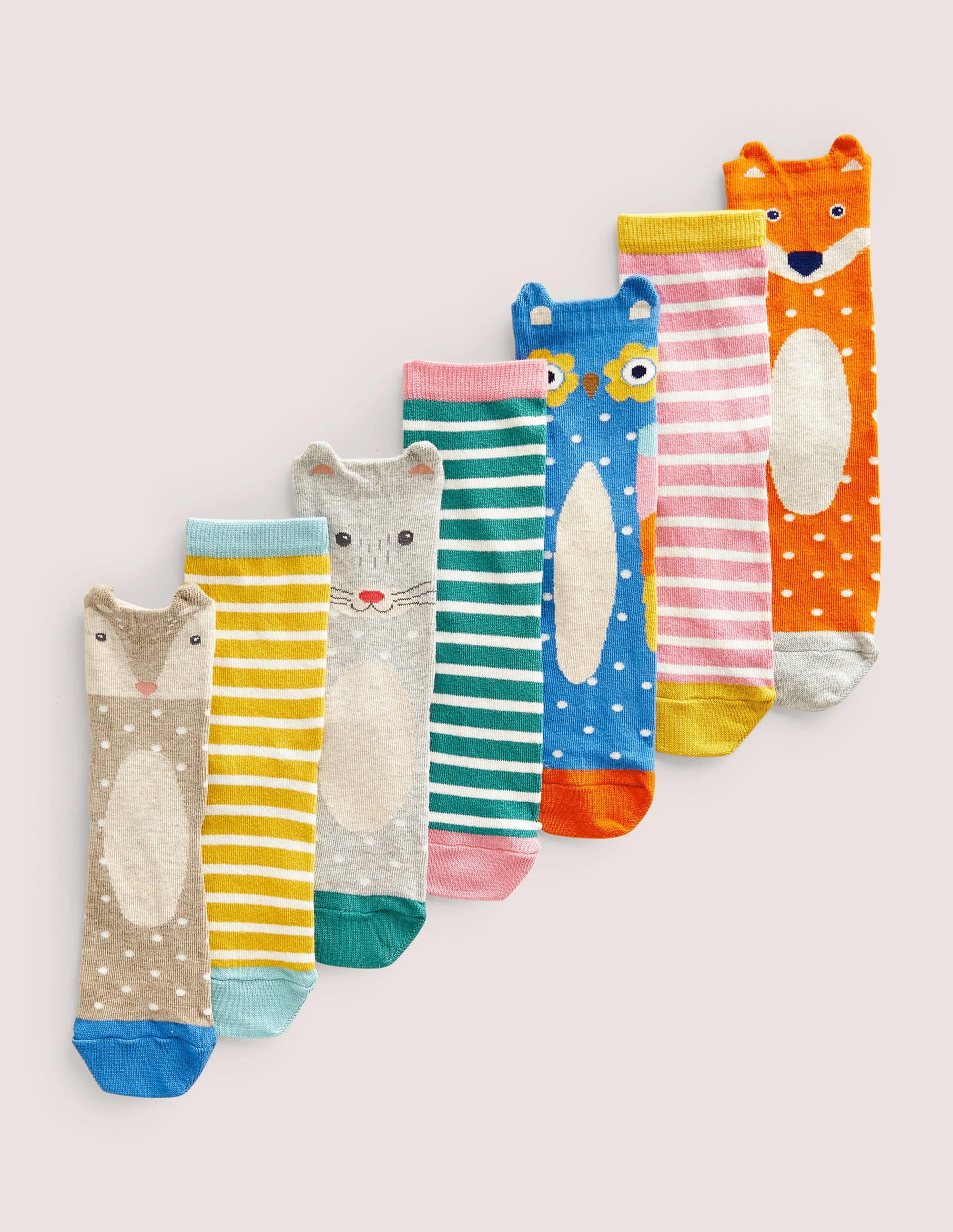 Socks 7 Pack-Woodland Friends - Image 1
