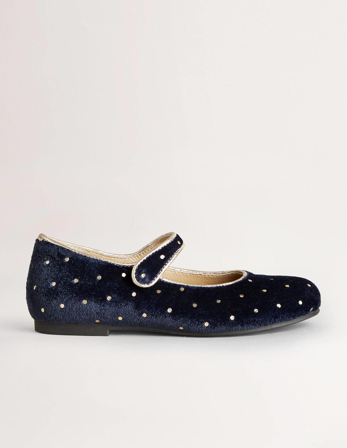 Party Mary Jane Shoes-Navy Spot - Image 1