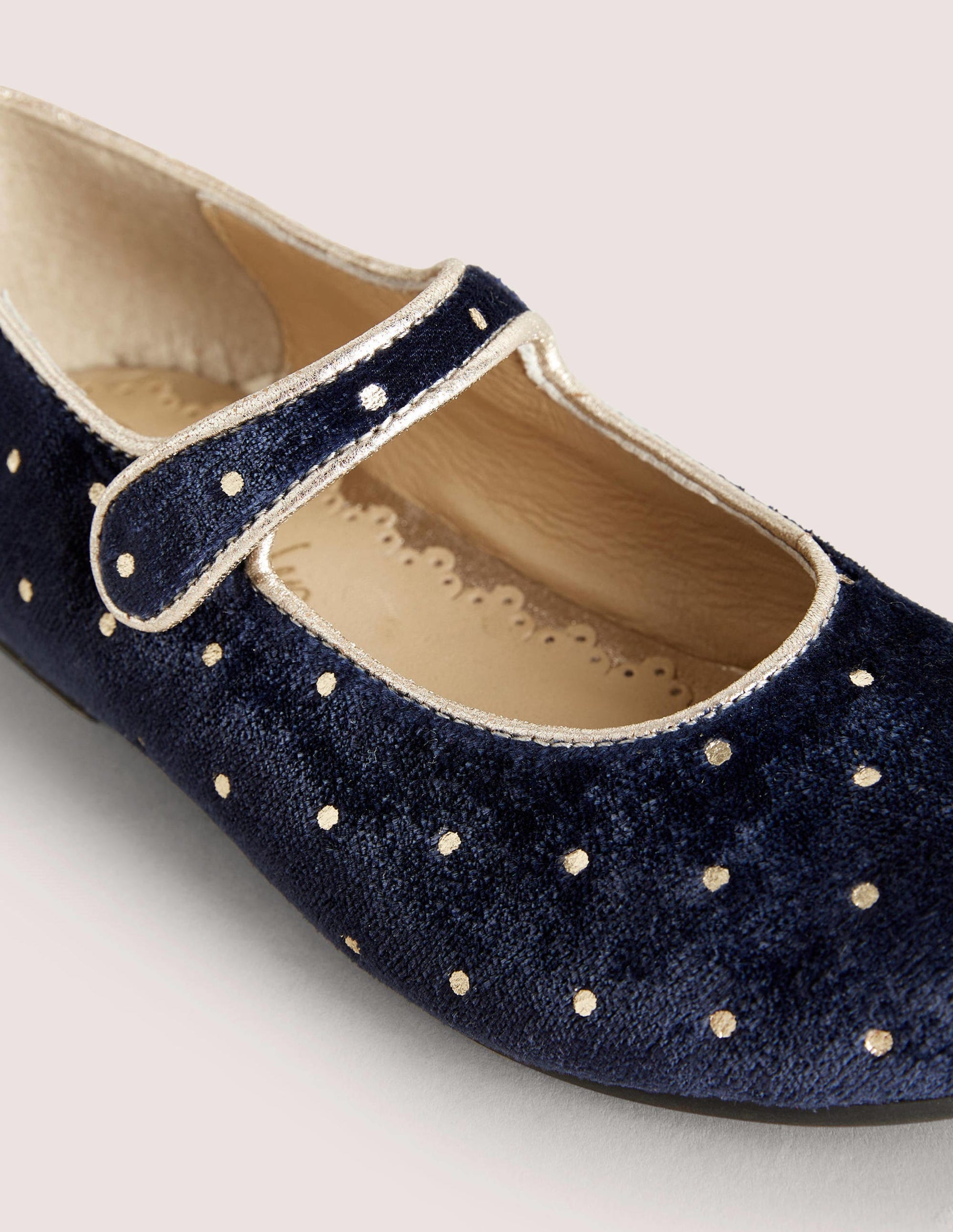 Party Mary Jane Shoes-Navy Spot-3