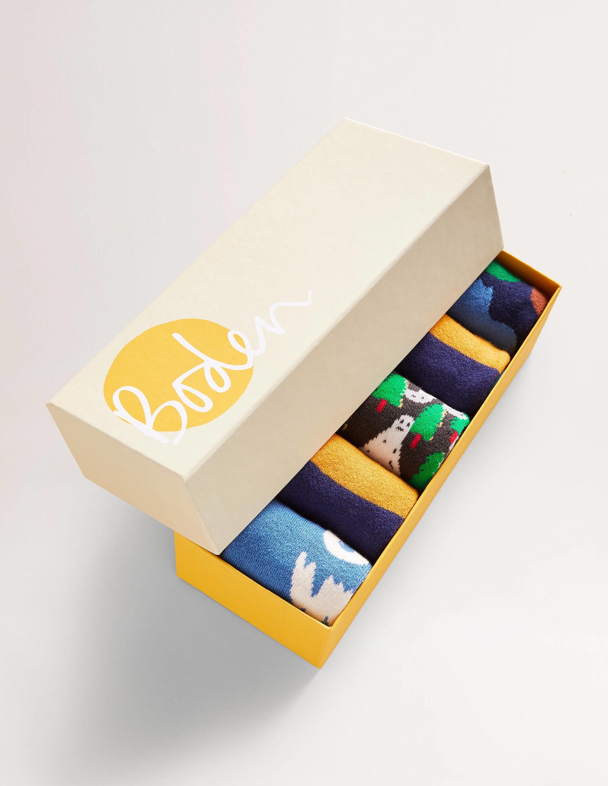 Ski Socks 5 Pack-Winter Multi - Image 2