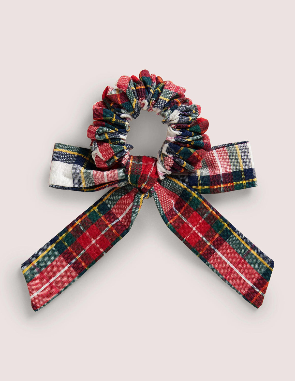 Bow Scrunchie-Multi Check - Image 2